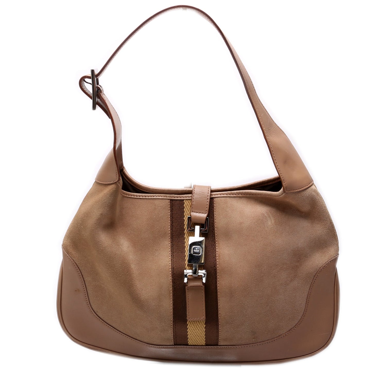 Gucci 001- Jackie Suede Travel Bag