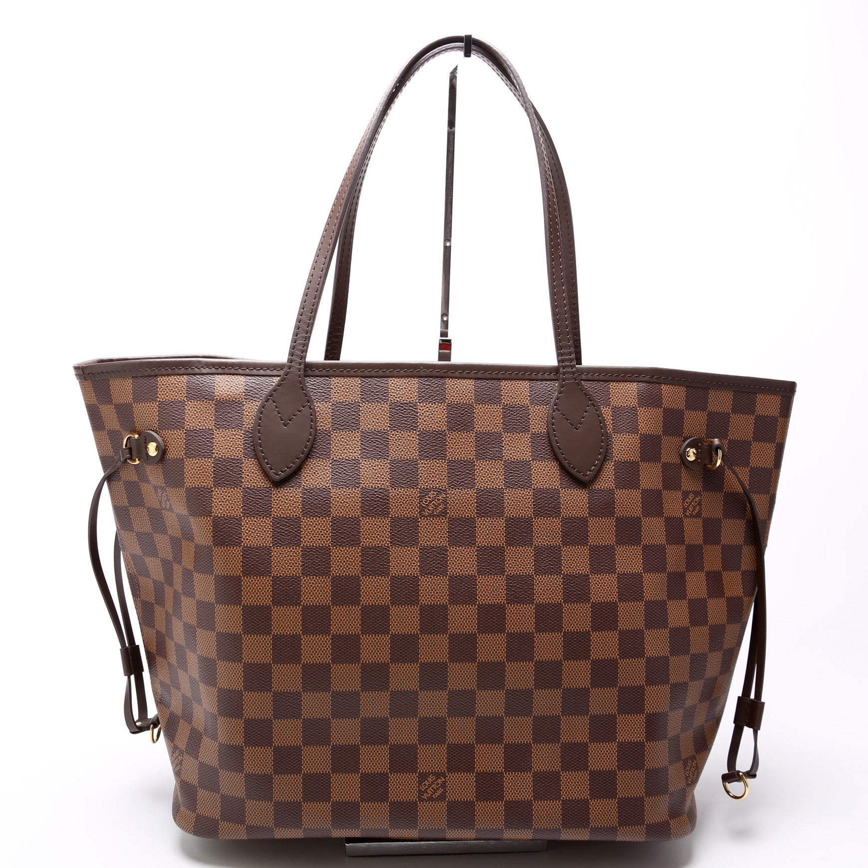 Louis Vuitton Neverful W MM Ebene Damier Wallet Case