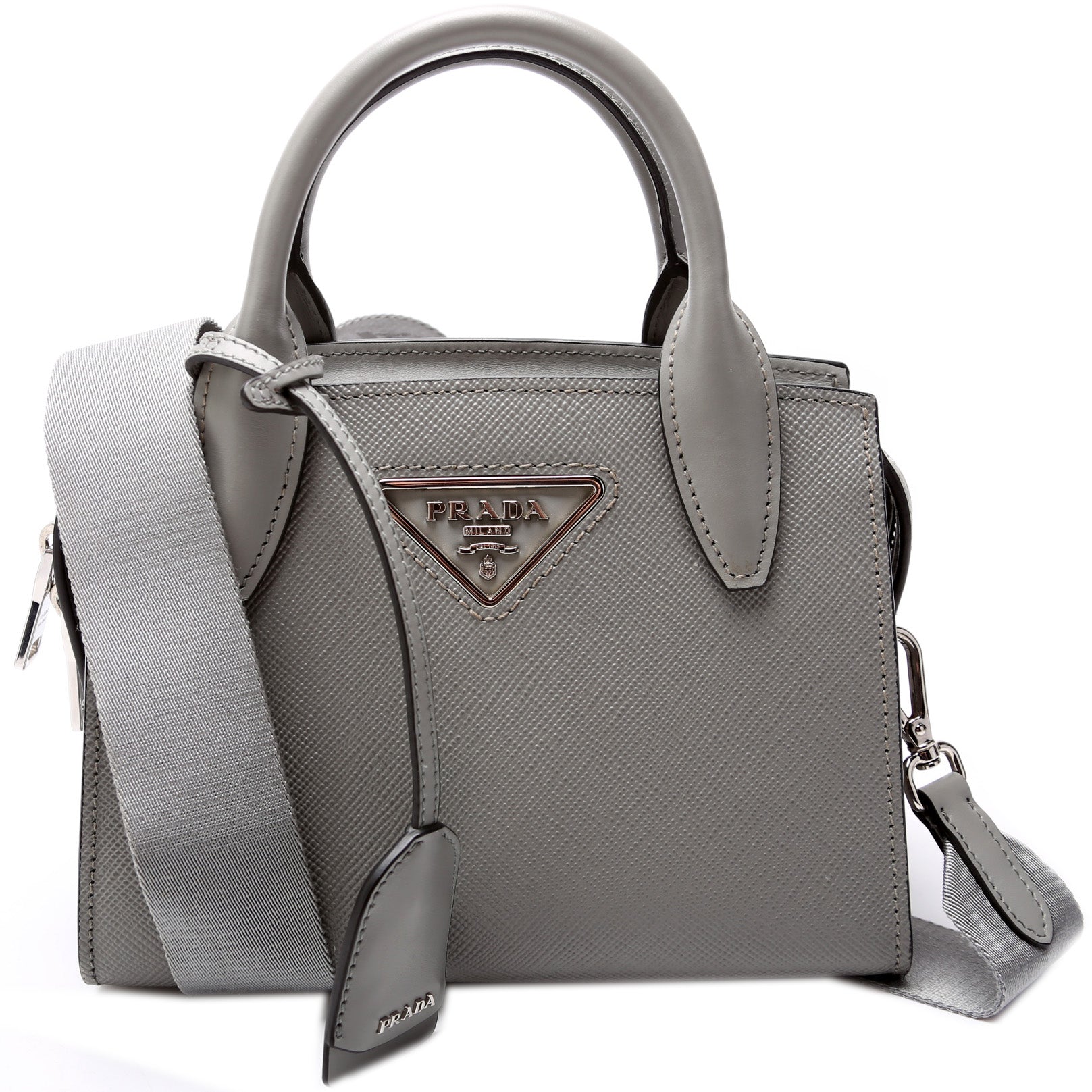 Prada Kristen Saffiano Satchel Bag Travel Bag