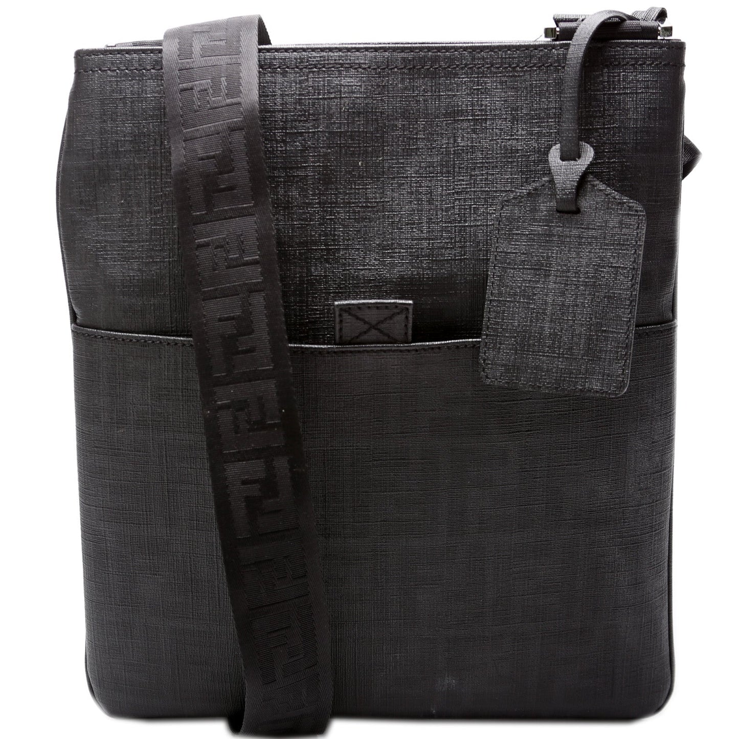 Fendi Spalmati Zucca Flat Messenger Bag Shoes Flat Messenger 1