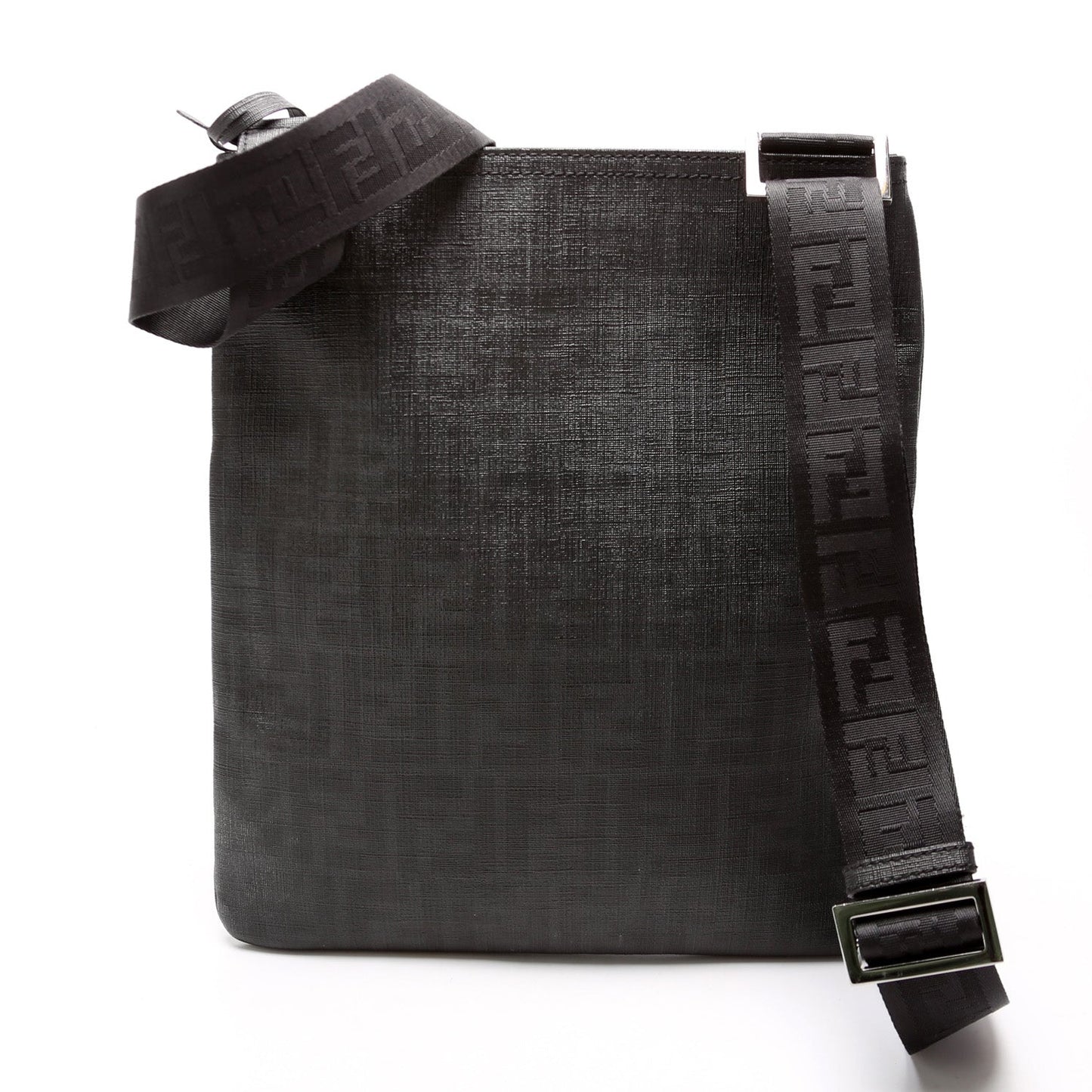 Fendi Spalmati Zucca Flat Messenger Bag Shoes Flat Messenger 1