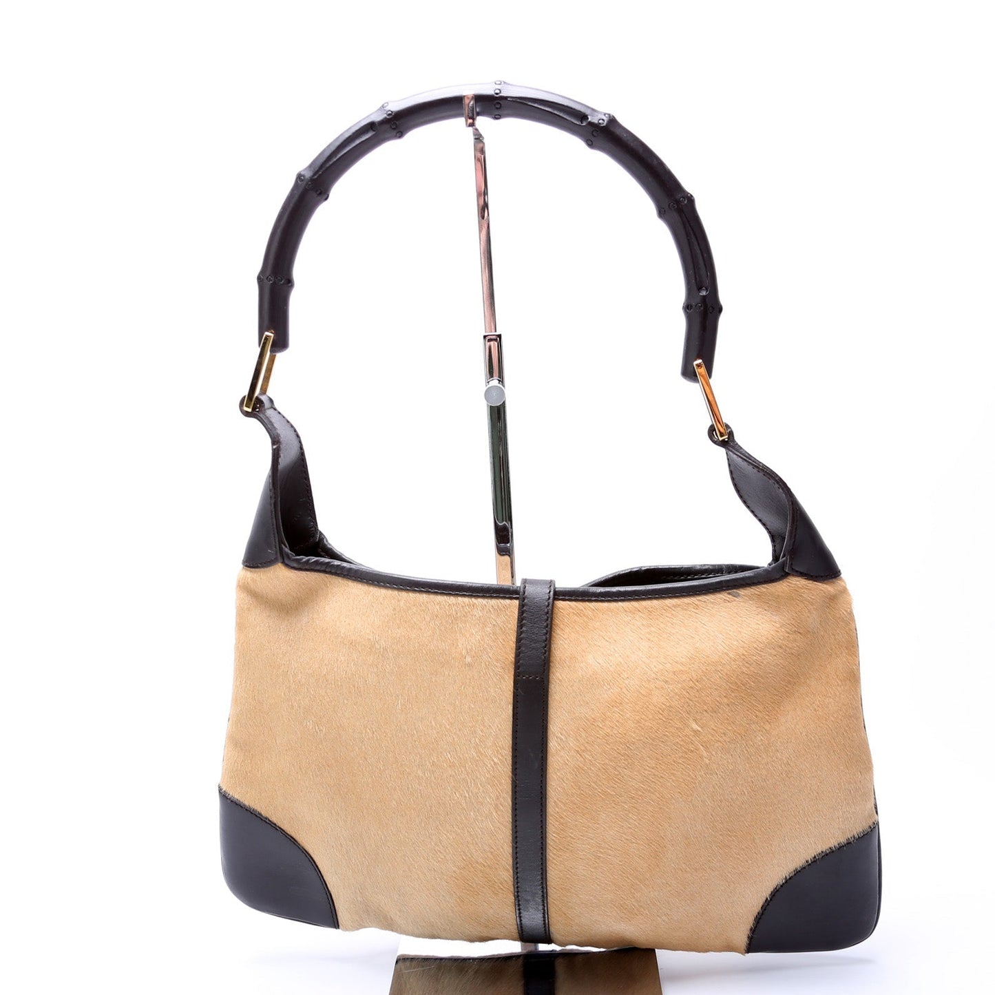 Gucci Bamboo Jackie Ponyhair 001 Travel Bag