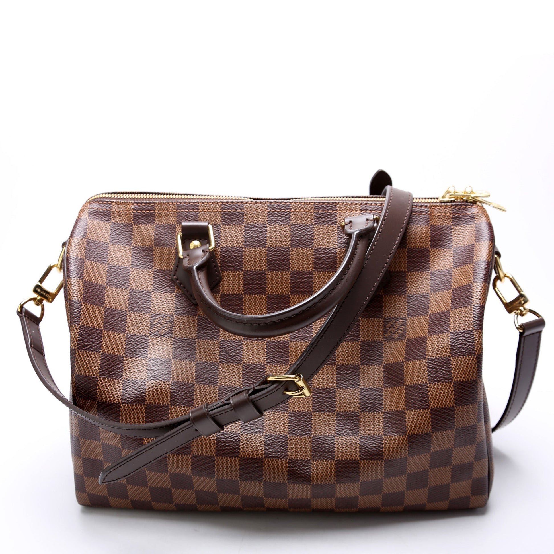 Louis Vuitton Speedy 30 Bandouliere Ebene Damier Handbag Ebene 6
