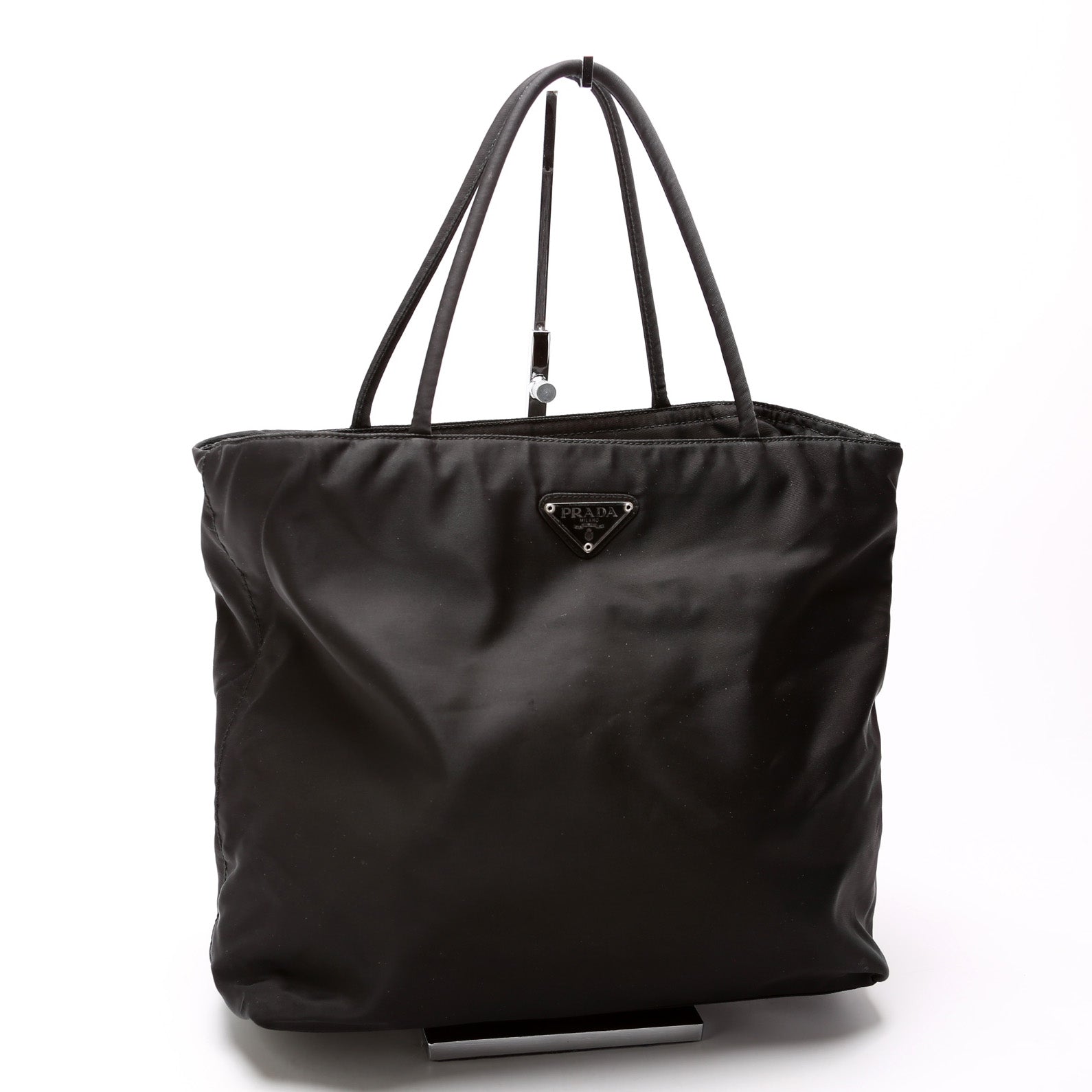 Prada Zip Tote Bag Nylon
