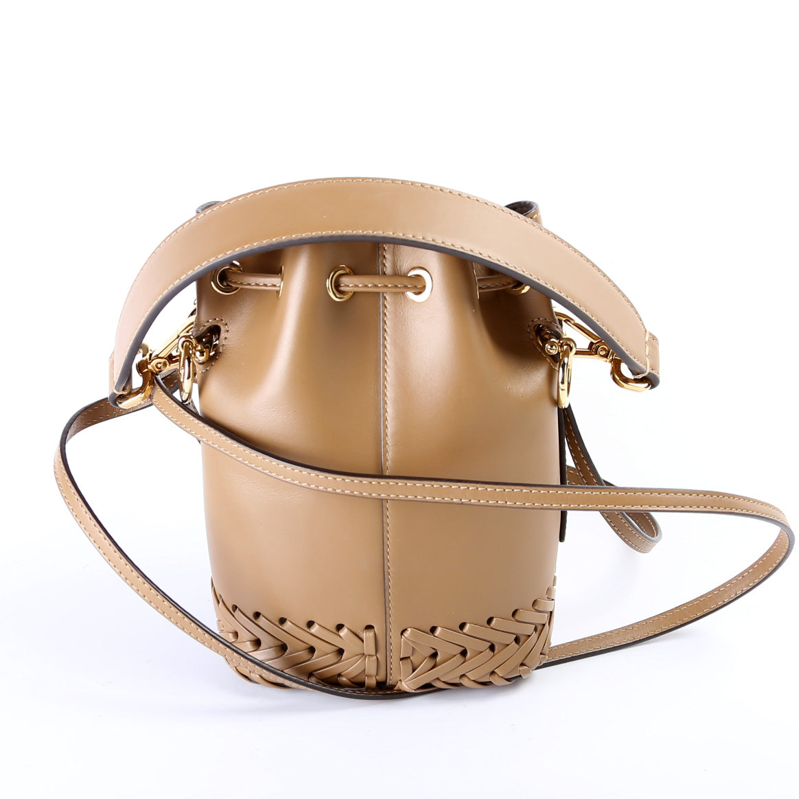 Fendi Mon Tresor Ff Bag Leather Mini Bucket Bucket Bag Leather Ff 1