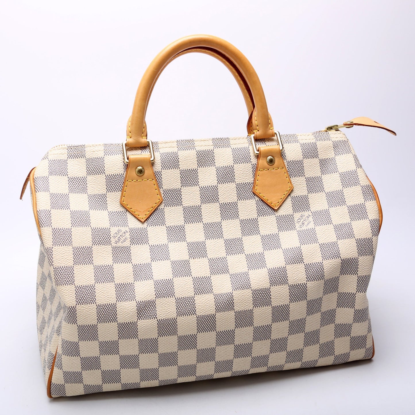 Louis Vuitton Speedy 30 Azur Damier Handbag Azur 4