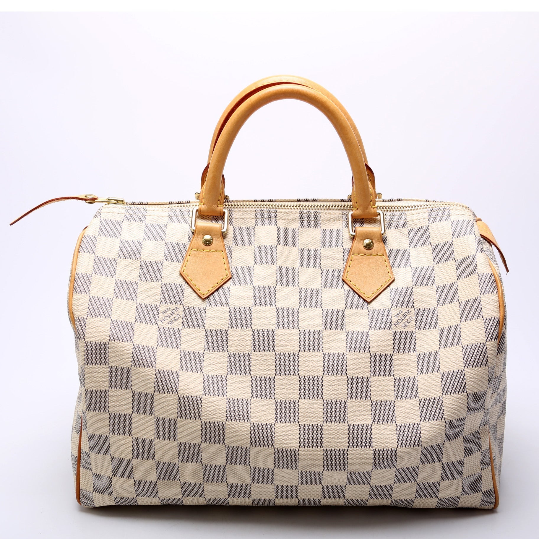 Louis Vuitton Speedy 30 Azur Damier Handbag Azur 4