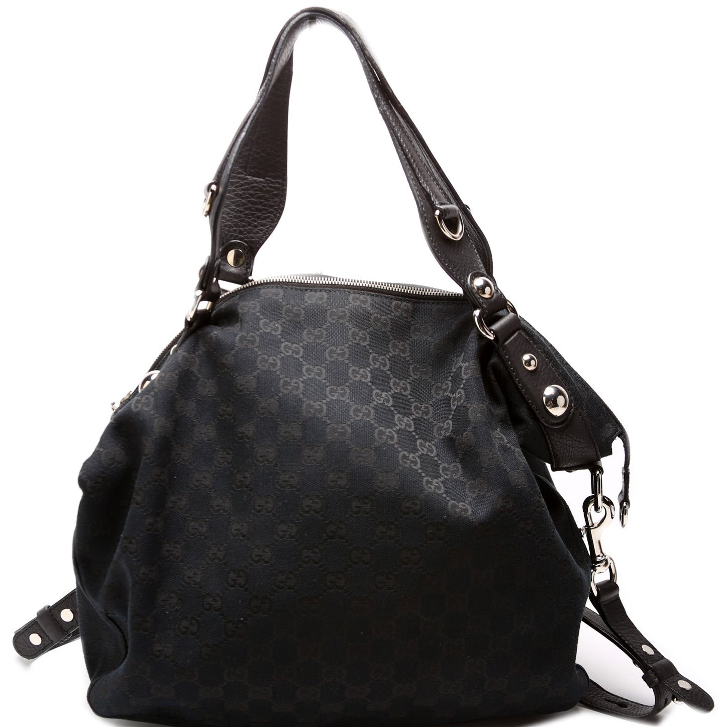 Gucci GG Icon Bit Canvas Large Top Handle Travel Bag