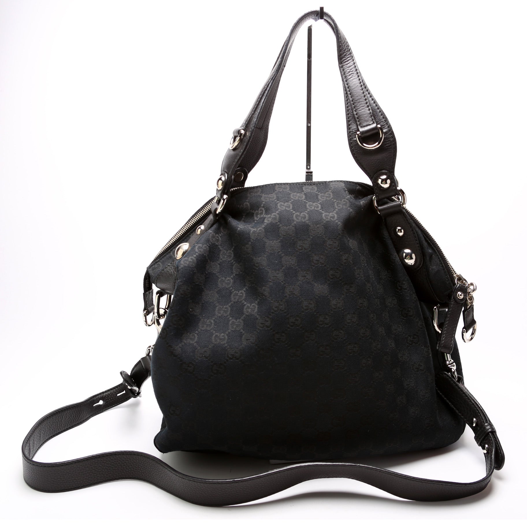 Gucci GG Icon Bit Canvas Large Top Handle Travel Bag