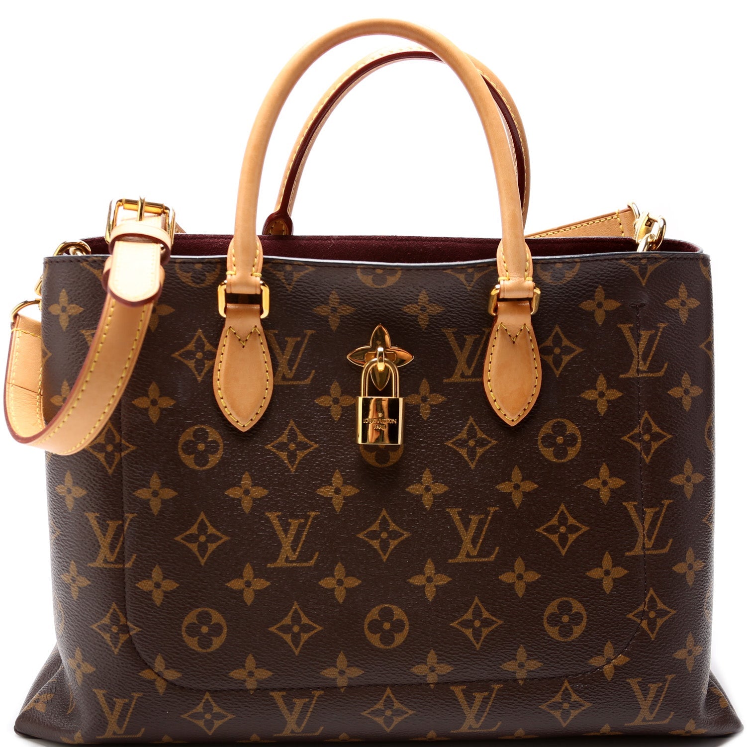 Louis Vuitton Flower Monogram Tote Bag Monogram 6