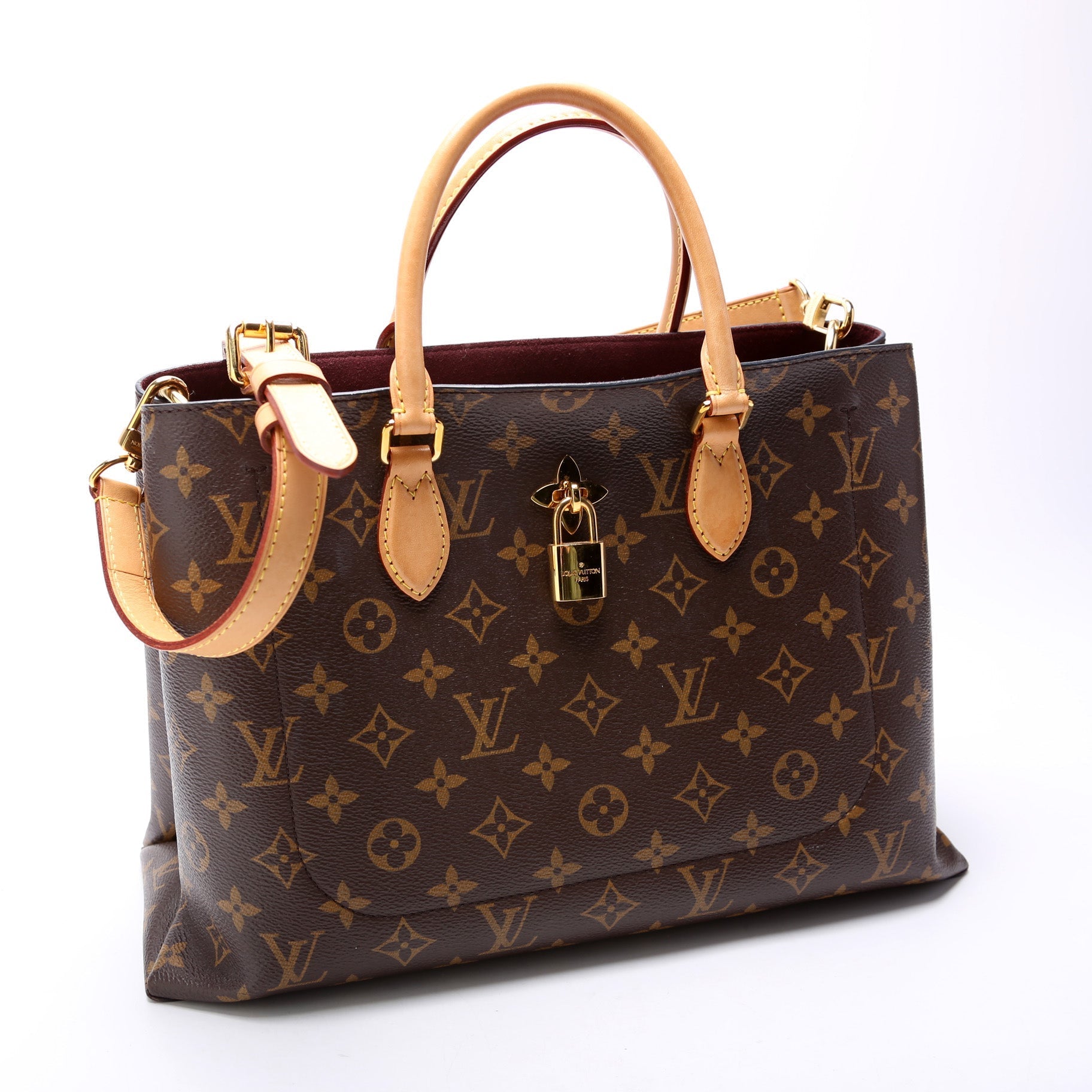 Louis Vuitton Flower Monogram Tote Bag Monogram 6