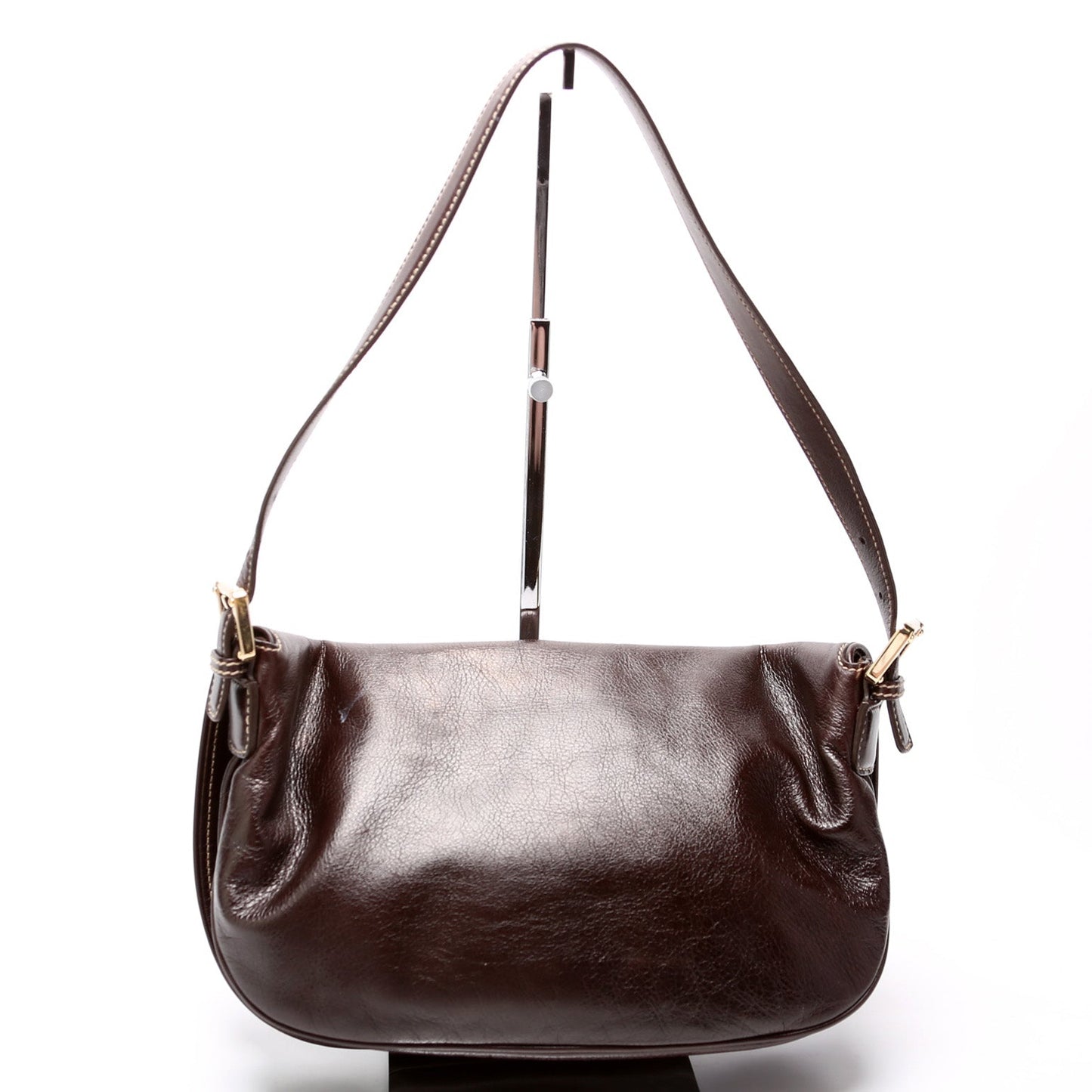 Gucci Britt Leather Medium Flap Travel Bag