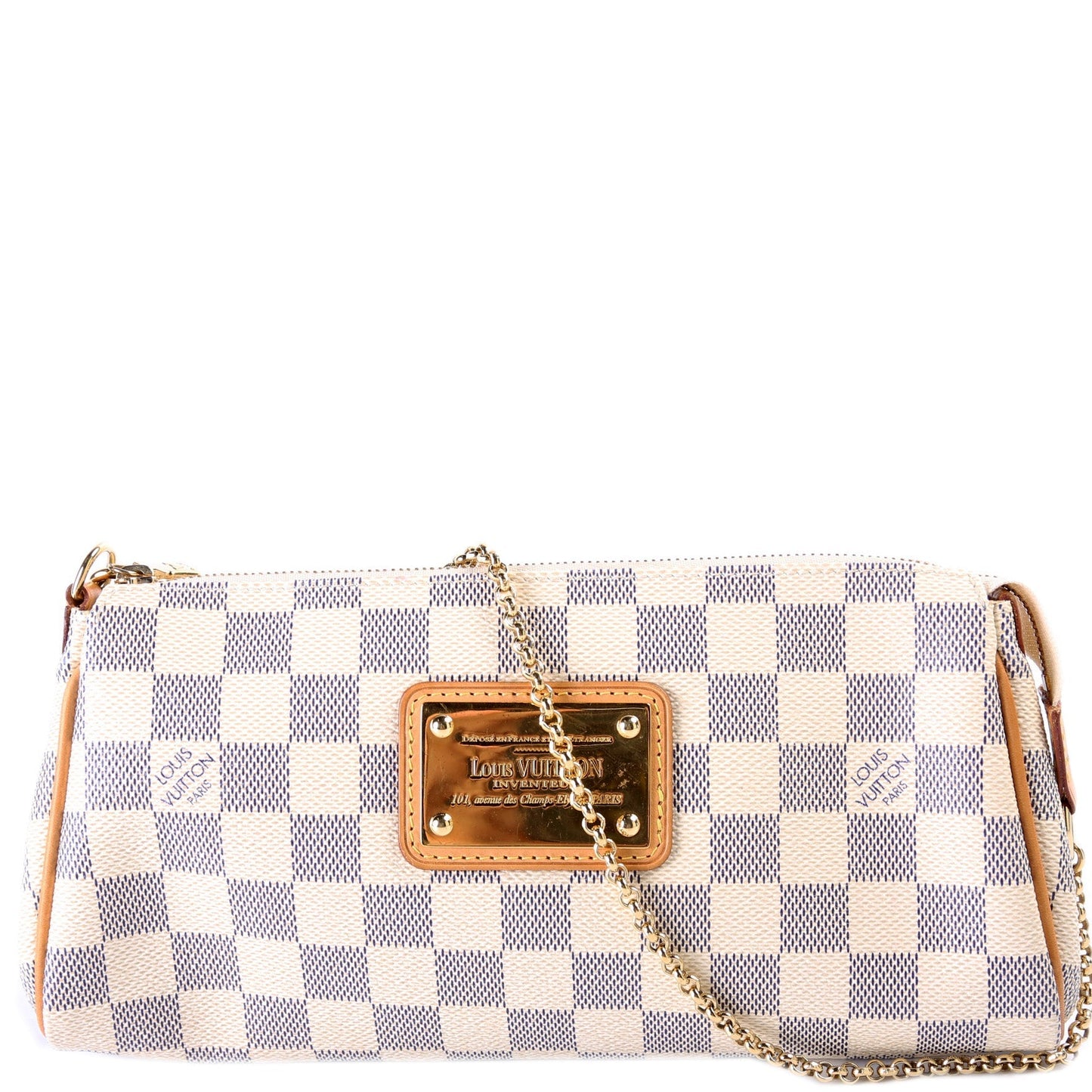 Louis Vuitton Eva Azur Damier Clutch Bag Azur 3