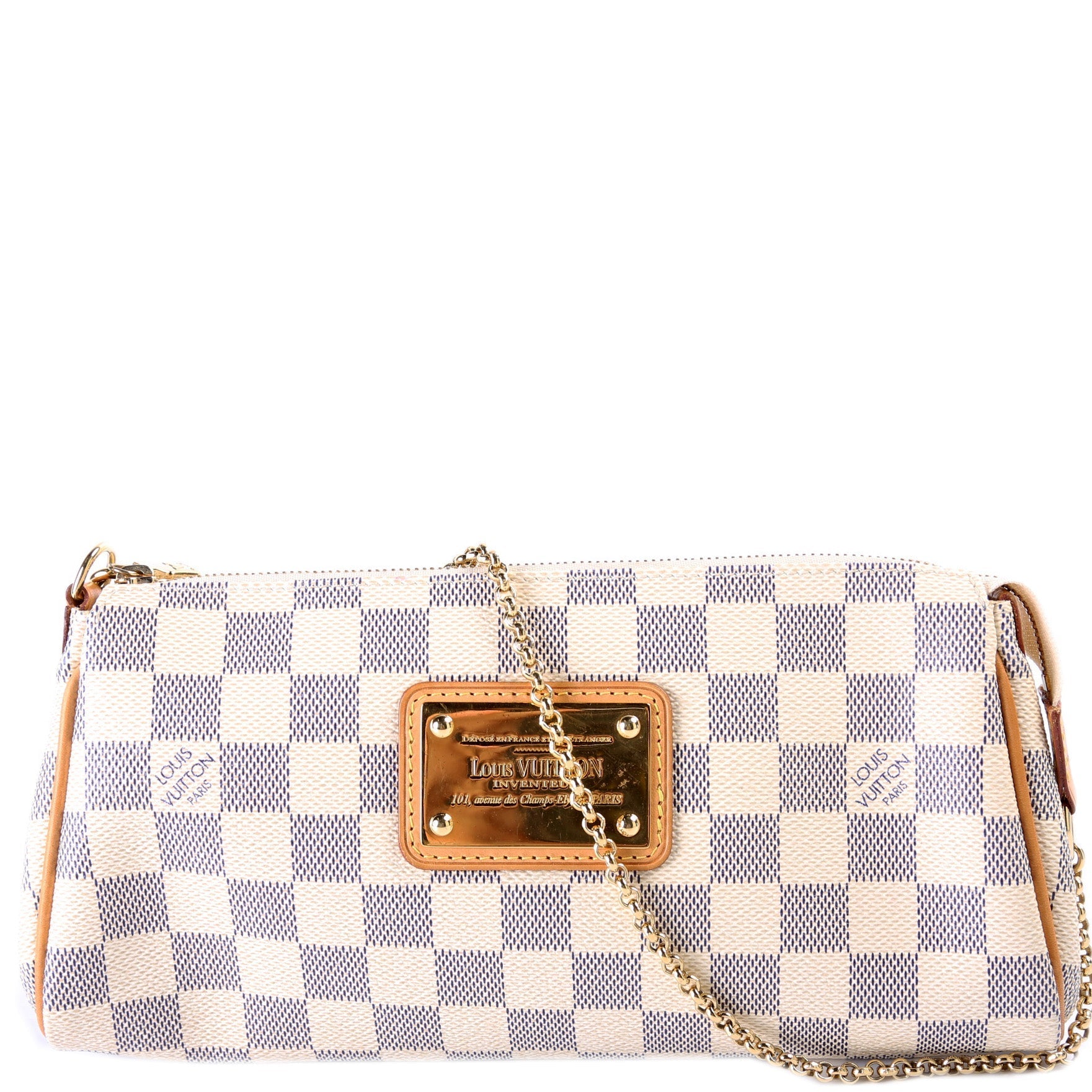 Louis Vuitton Eva Azur Damier Clutch Bag Azur 3