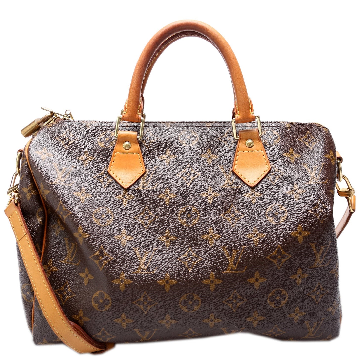 Louis Vuitton Speedy 30 Bandouliere Monogram Handbag Monogram 23