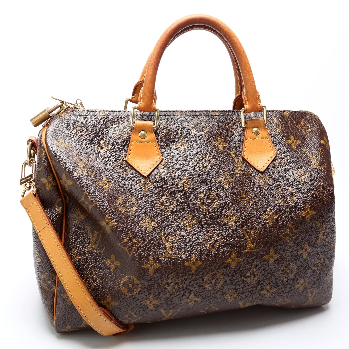 Louis Vuitton Speedy 30 Bandouliere Monogram Handbag Monogram 23