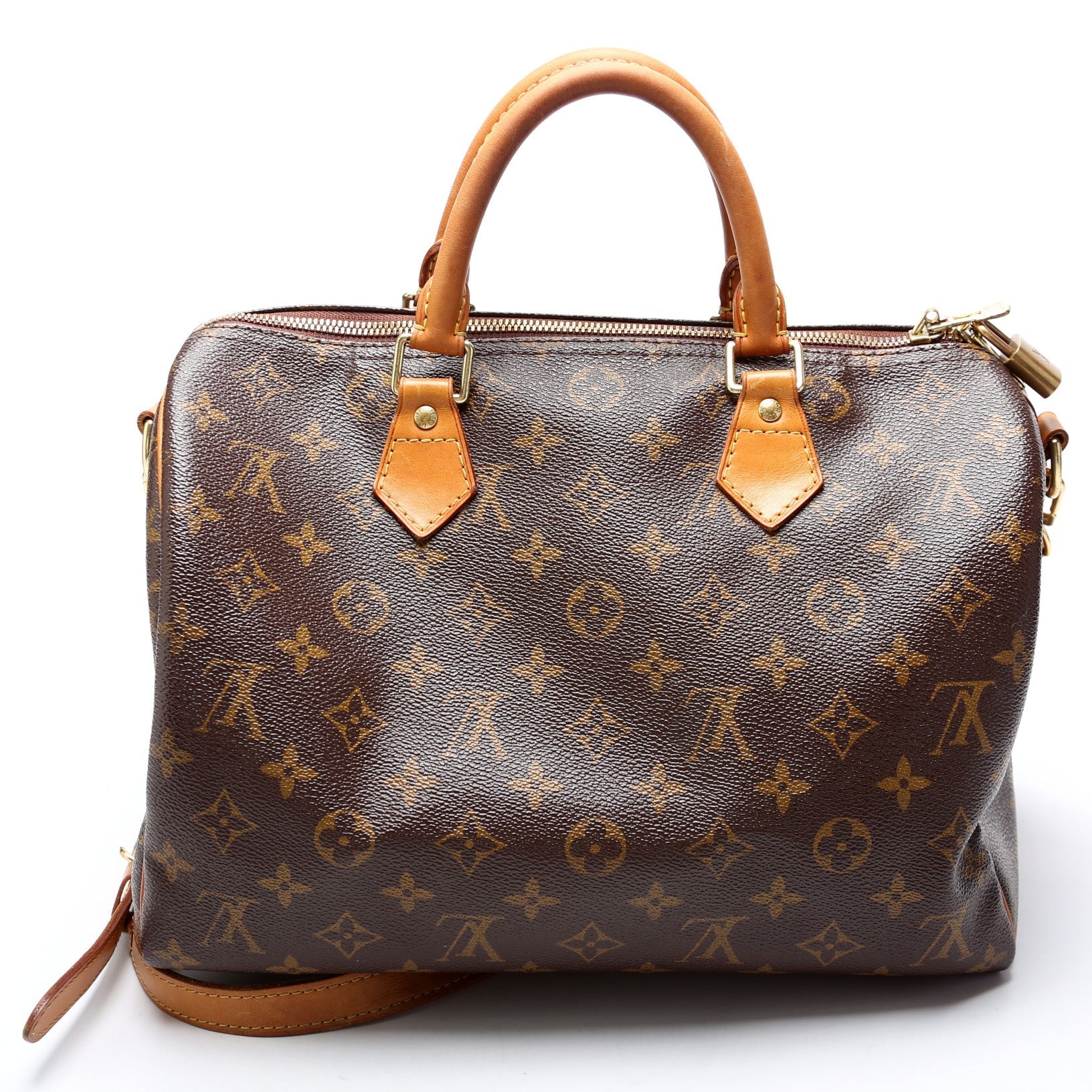 Louis Vuitton Speedy 30 Bandouliere Monogram Handbag Monogram 23