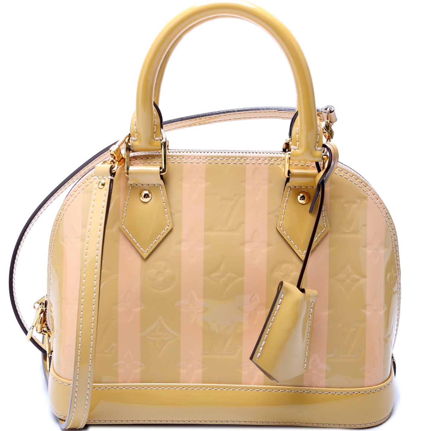Louis Vuitton Alma BB Raysures Vernis Handbag
