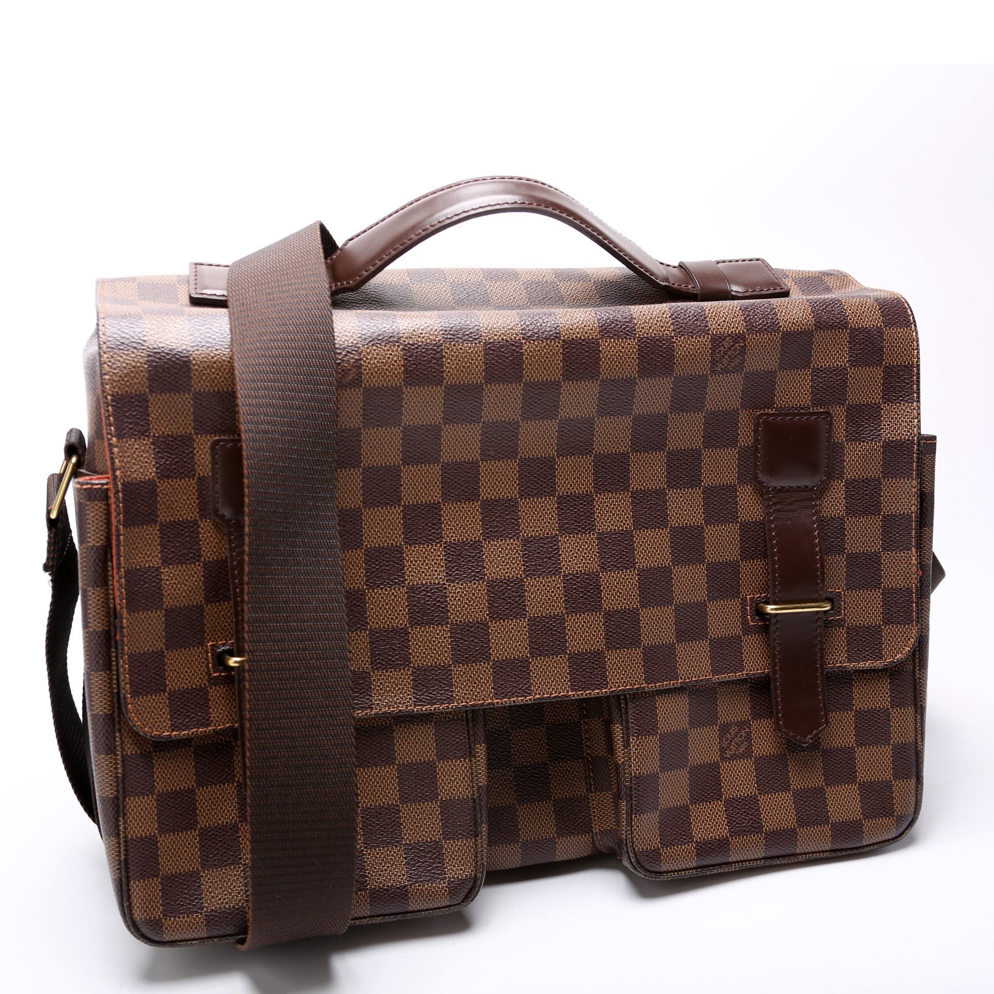 Louis Vuitton Broadway Messenger Ebene Damier Crossbody Bag