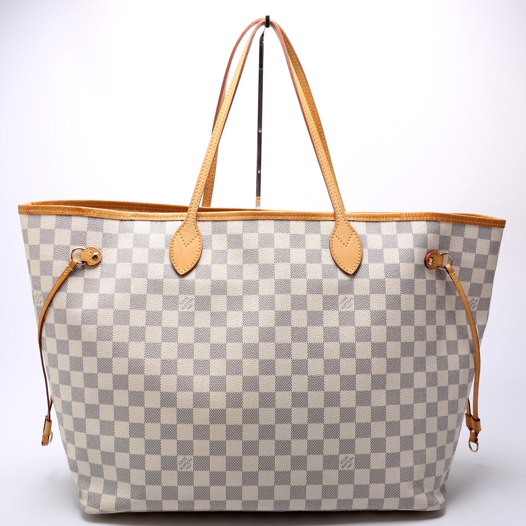 Louis Vuitton Neverfull w GM Azur Damier Wallet Case Azur 2