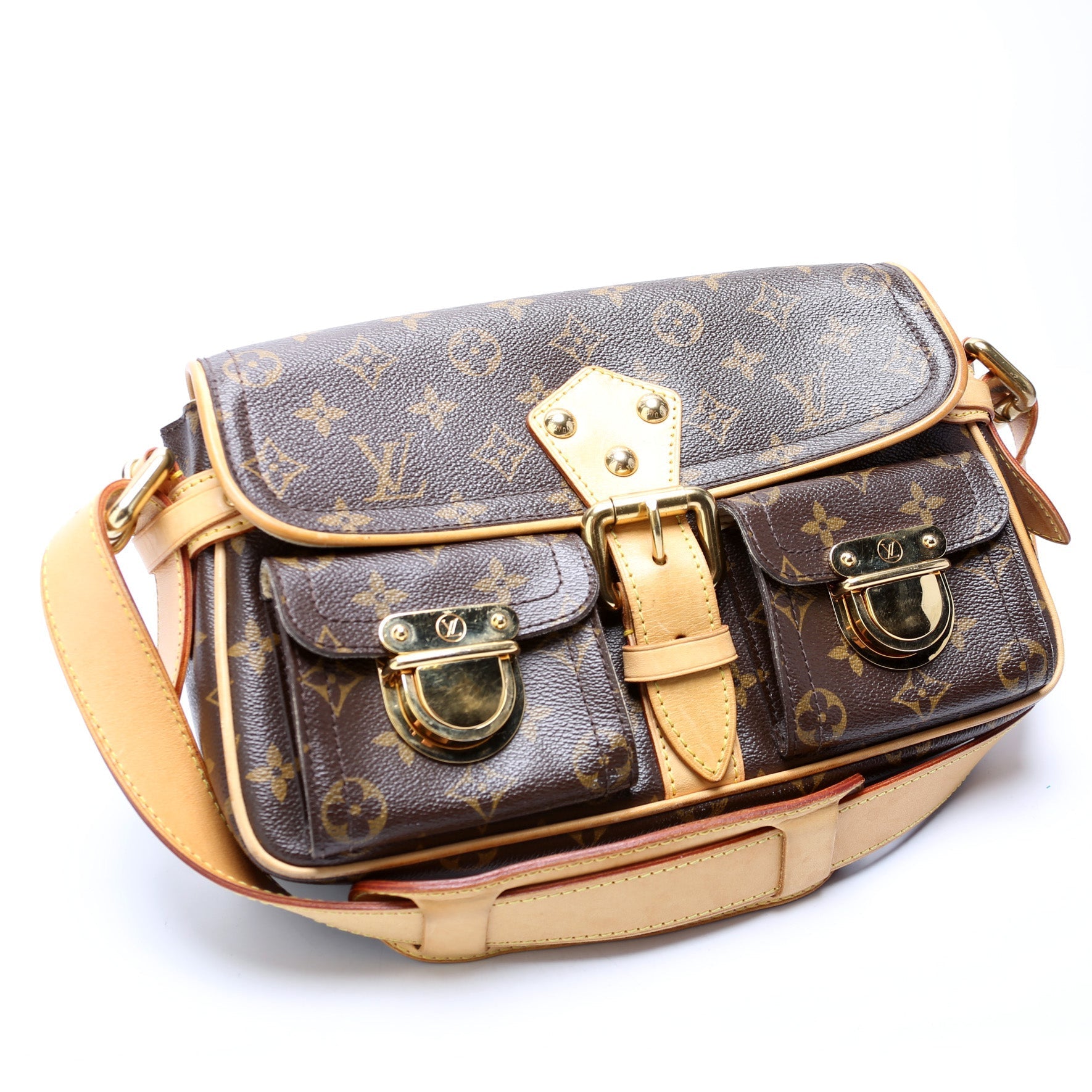 Louis Vuitton Hudson PM Monogram Handbag Monogram 1