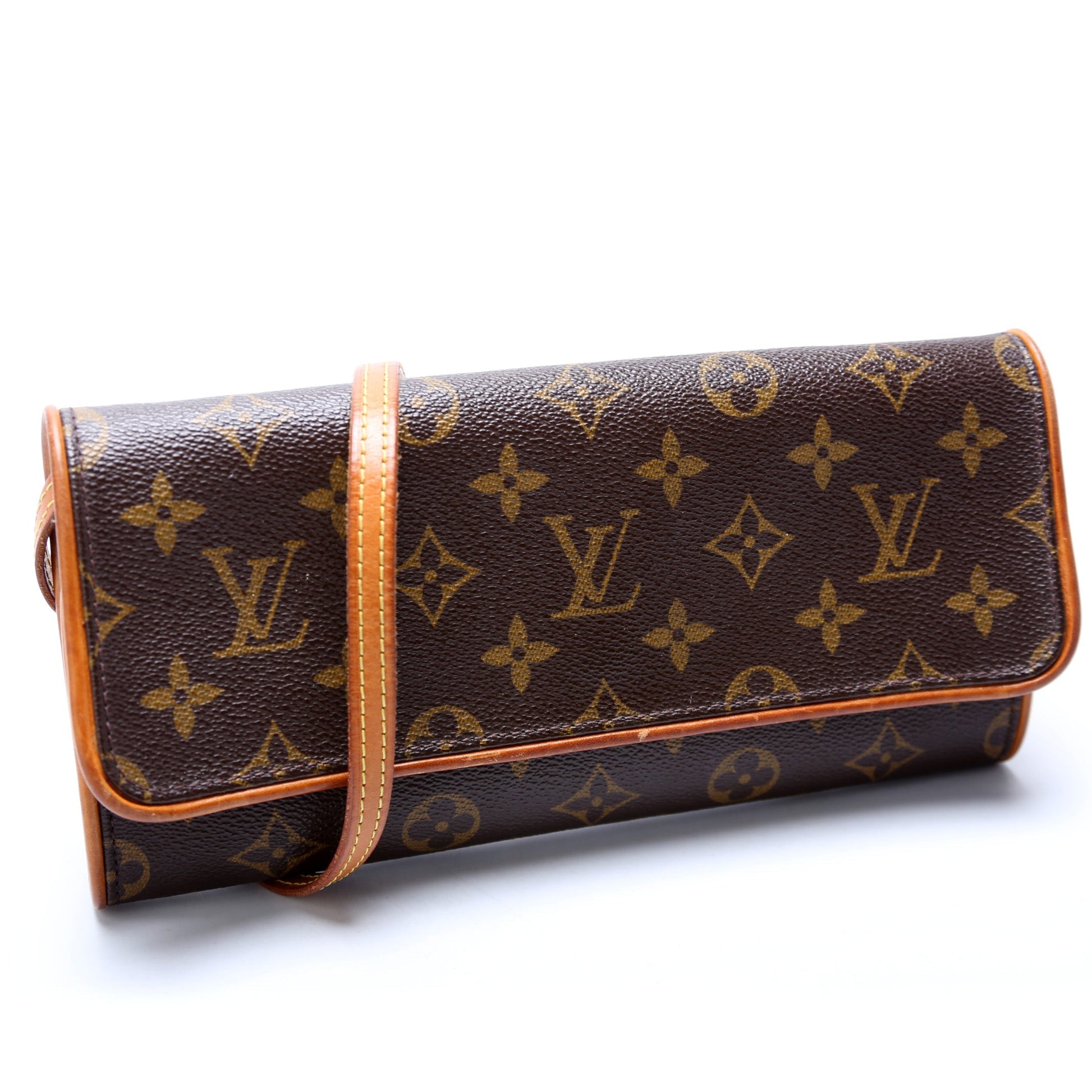 Louis Vuitton Pochette Twin GM Monogram Clutch Bag Monogram 11