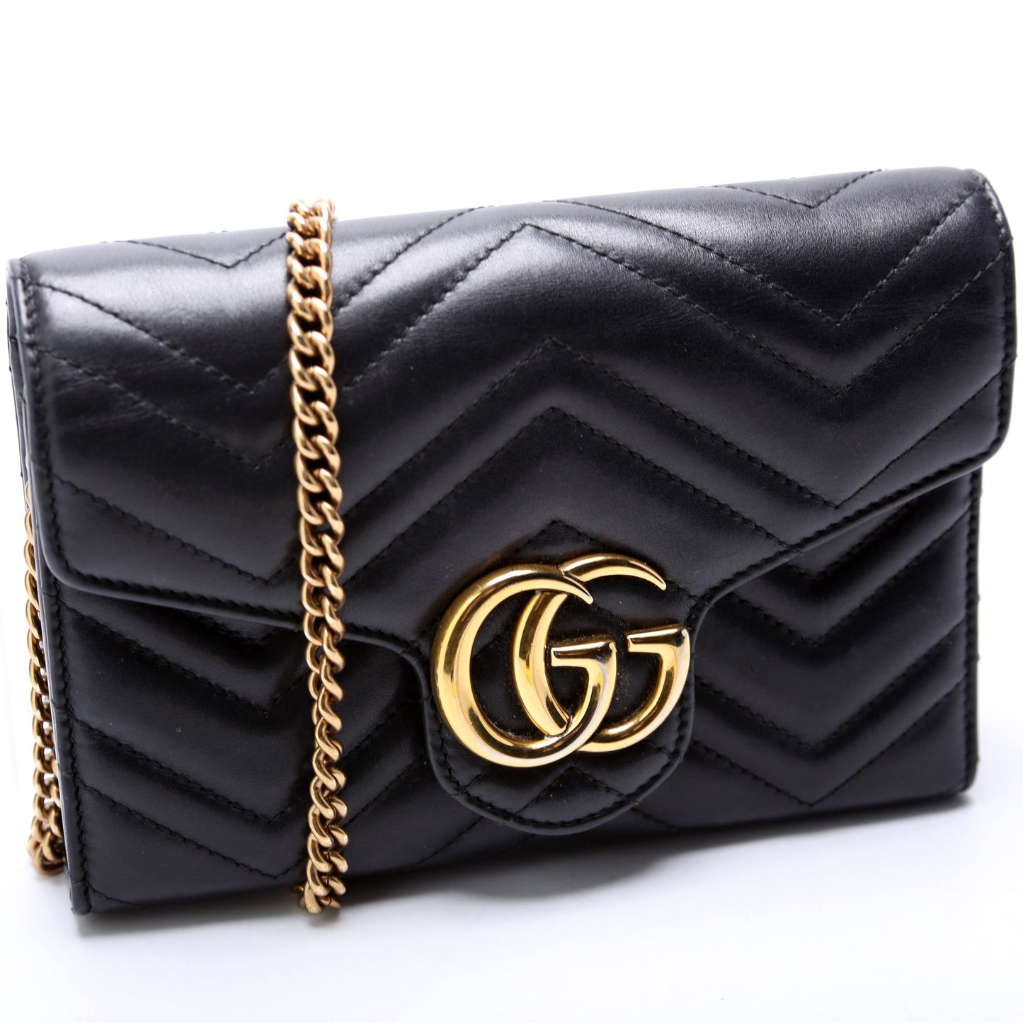 Gucci Marmont Chain Wallet Case Wallet 16