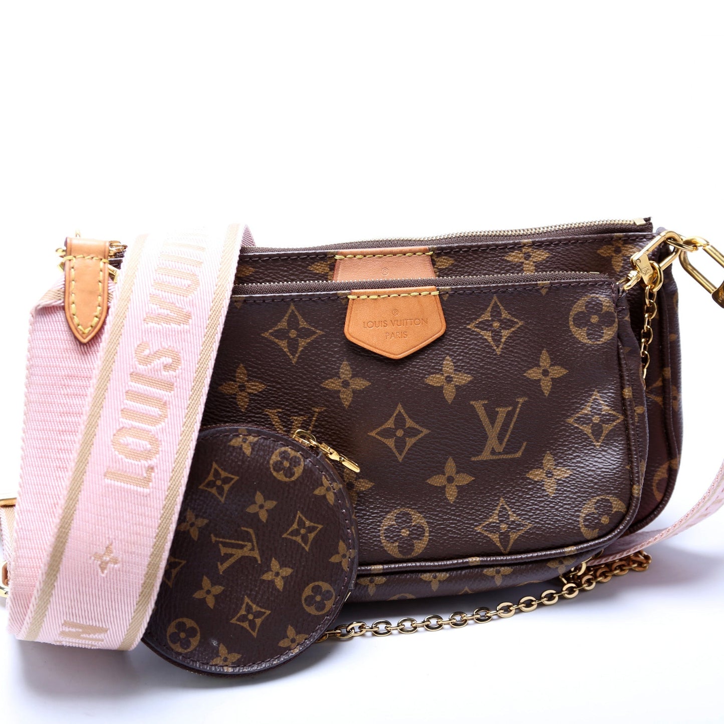 Louis Vuitton Multi Pochette Monogram Clutch Bag Monogram 22