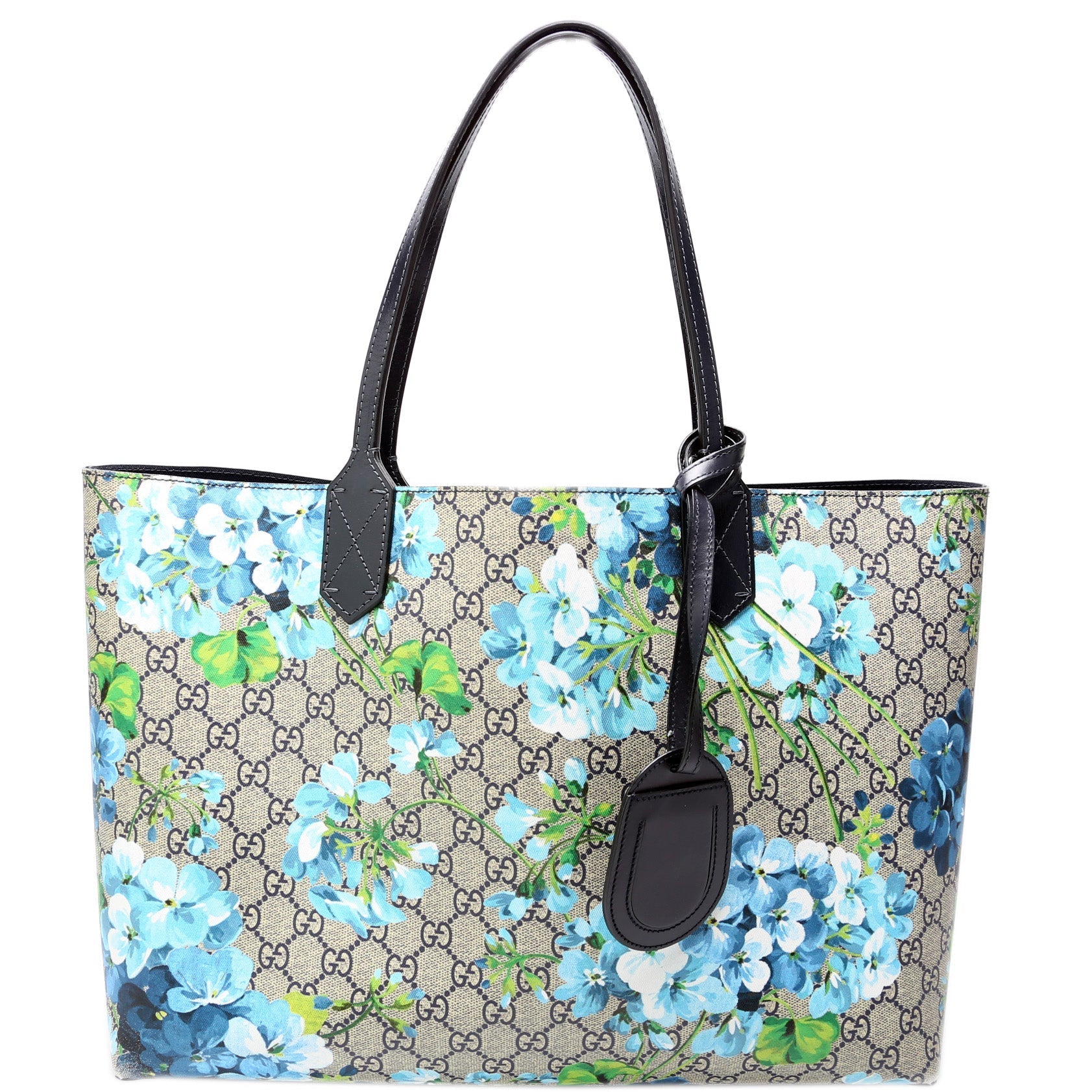 Gucci GG Supreme Blooms Reverse Medium Tote Bag Tote 1