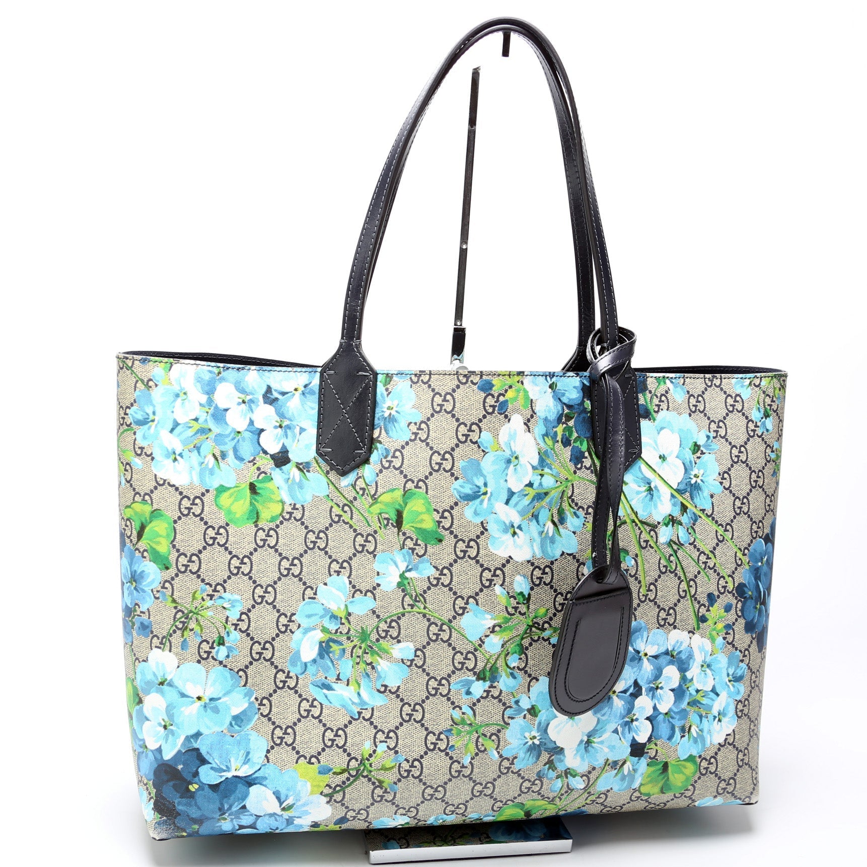 Gucci GG Supreme Blooms Reverse Medium Tote Bag Tote 1