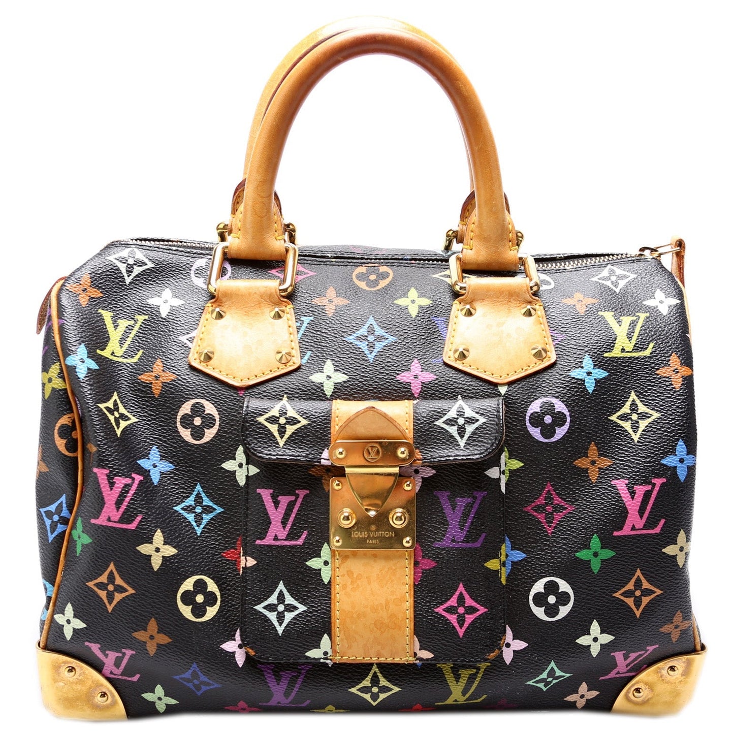 Louis Vuitton Speedy 30 Multicolor Handbag Multicolor 4