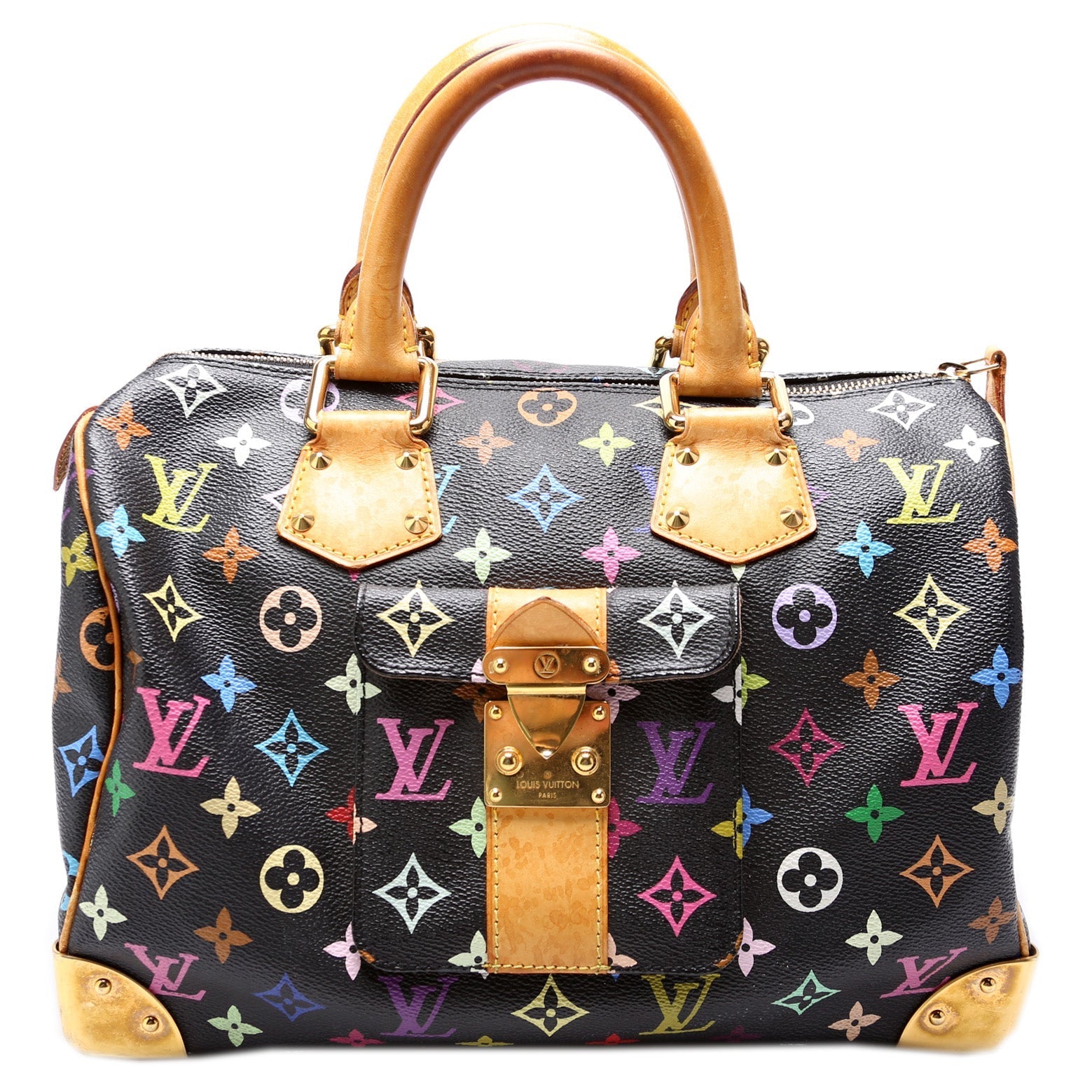 Louis Vuitton Speedy 30 Multicolor Handbag Multicolor 4