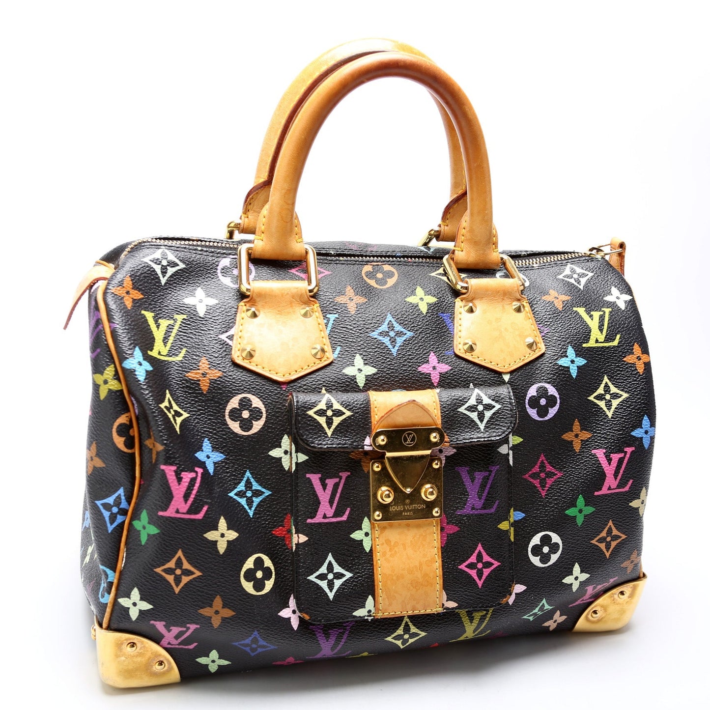 Louis Vuitton Speedy 30 Multicolor Handbag Multicolor 4