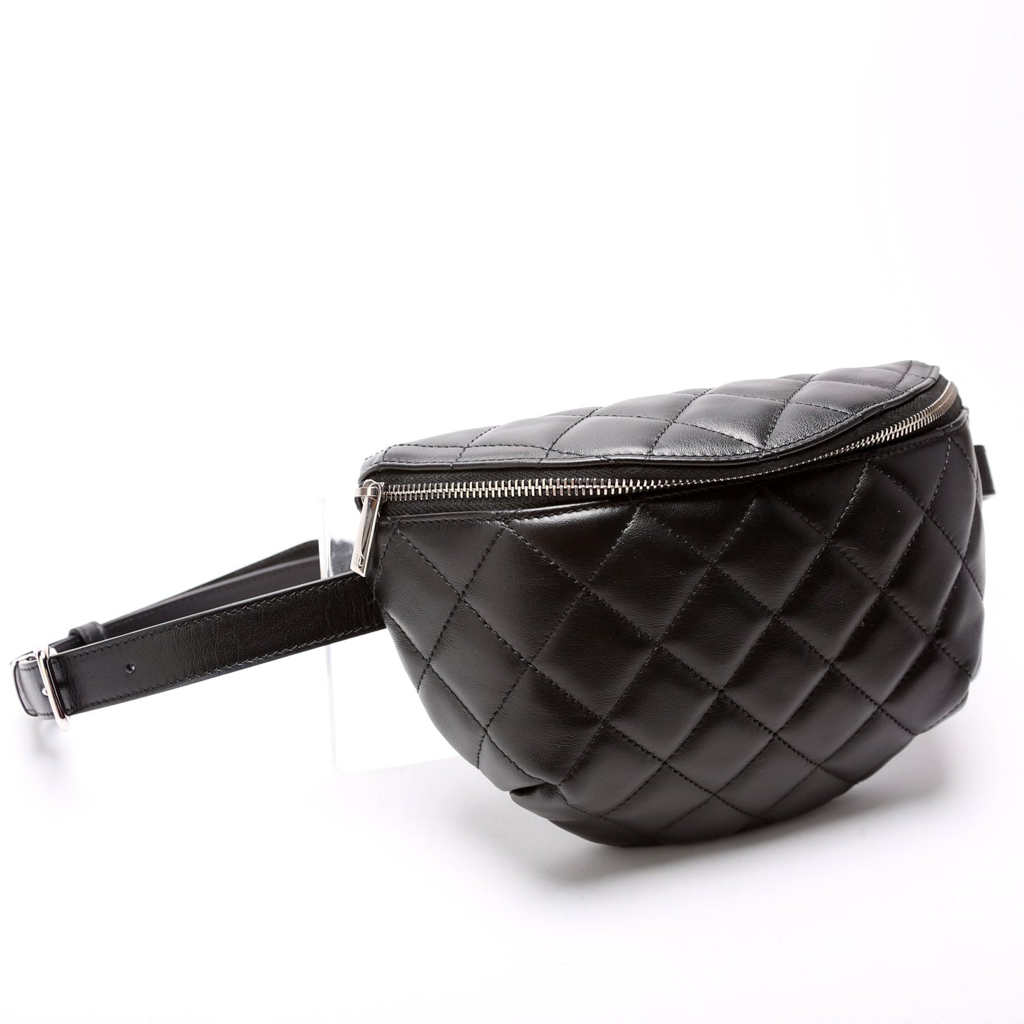 Chanel Uniform Waist Belt Quilted Caviar 29M