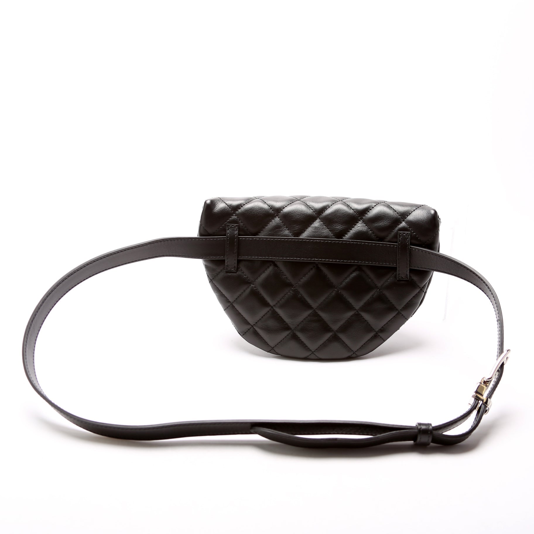 Chanel Uniform Waist Belt Quilted Caviar 29M