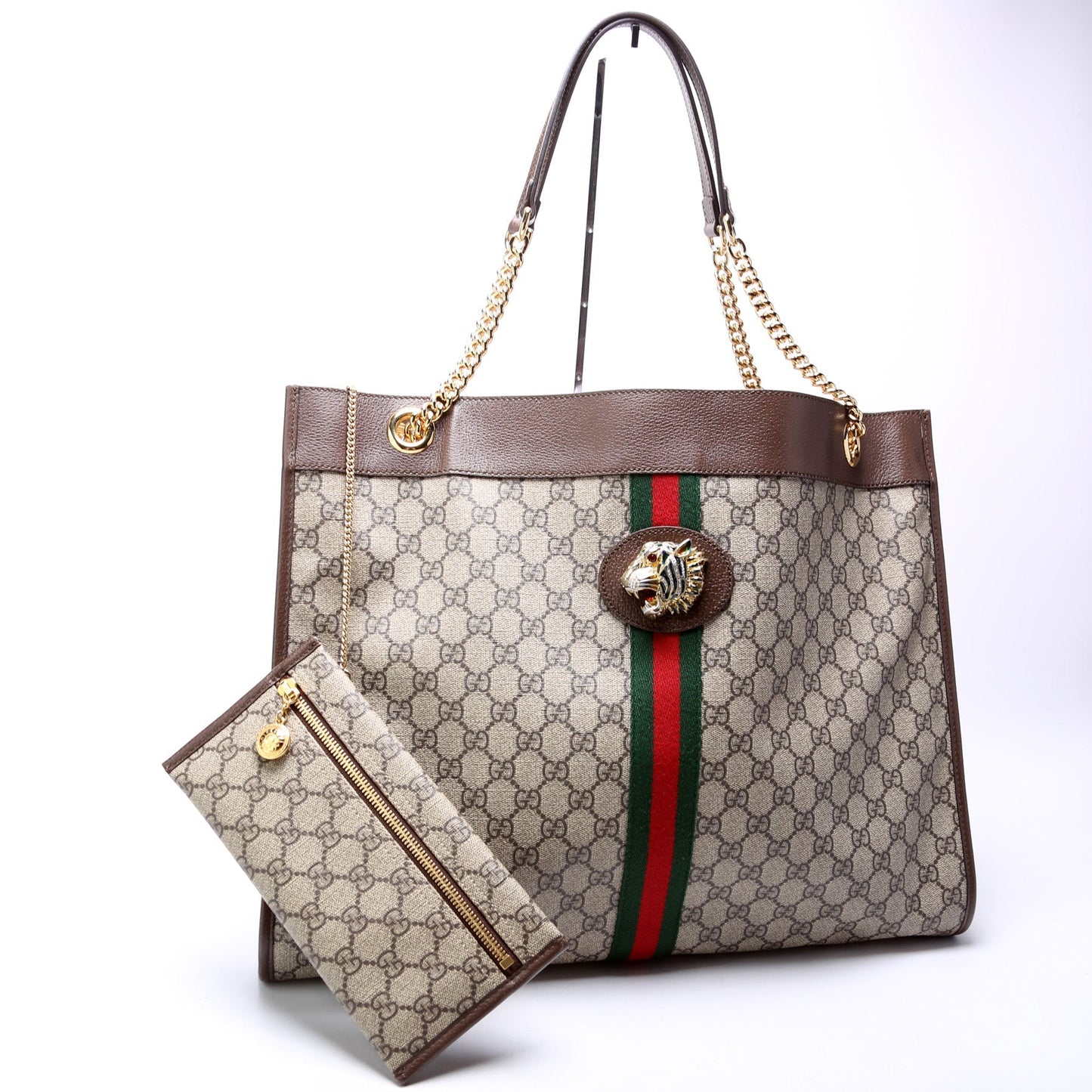 Gucci GG Supreme Rajah Tote Bag Rajah Tote