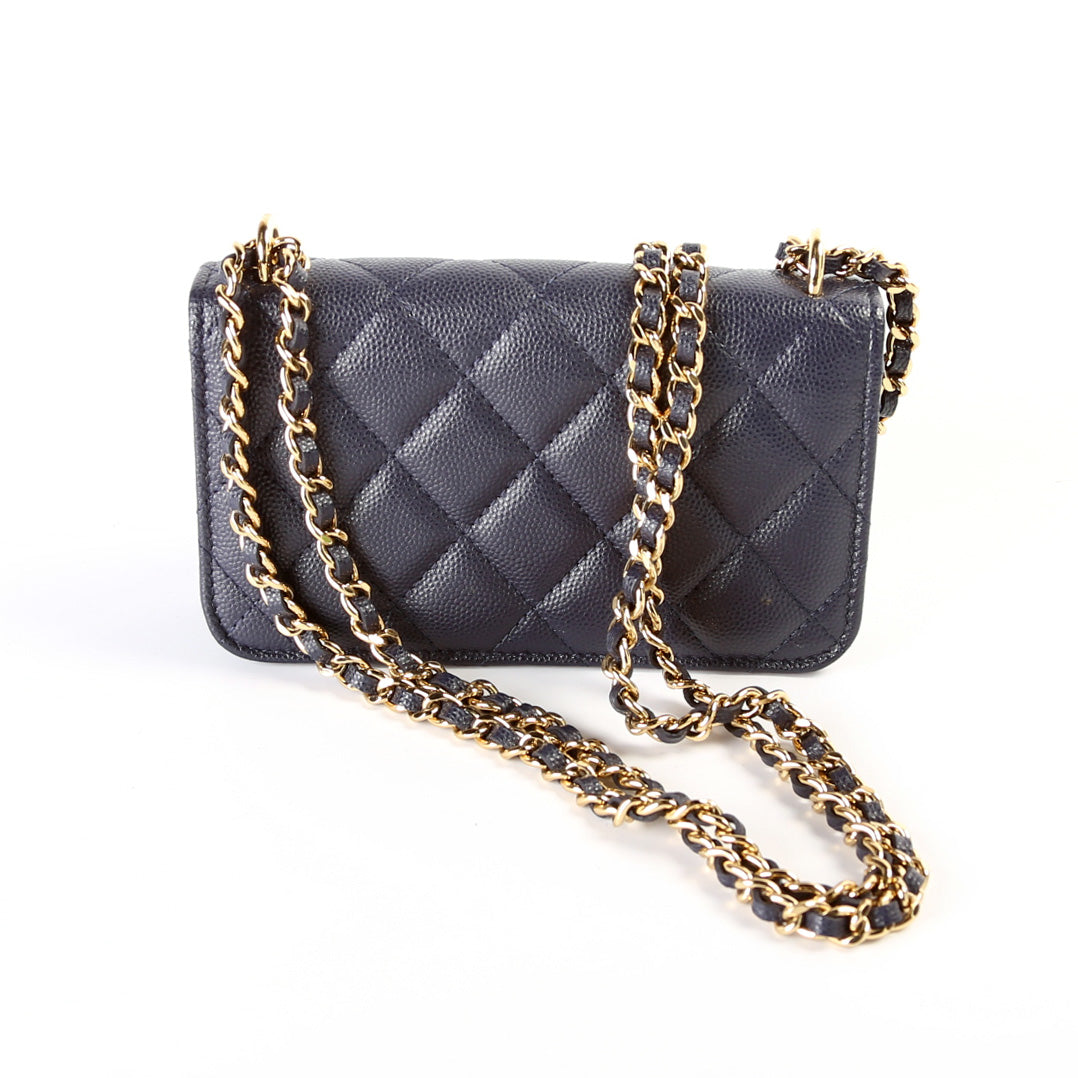 Chanel Pocket Twins On Caviar Small Clutch Bag