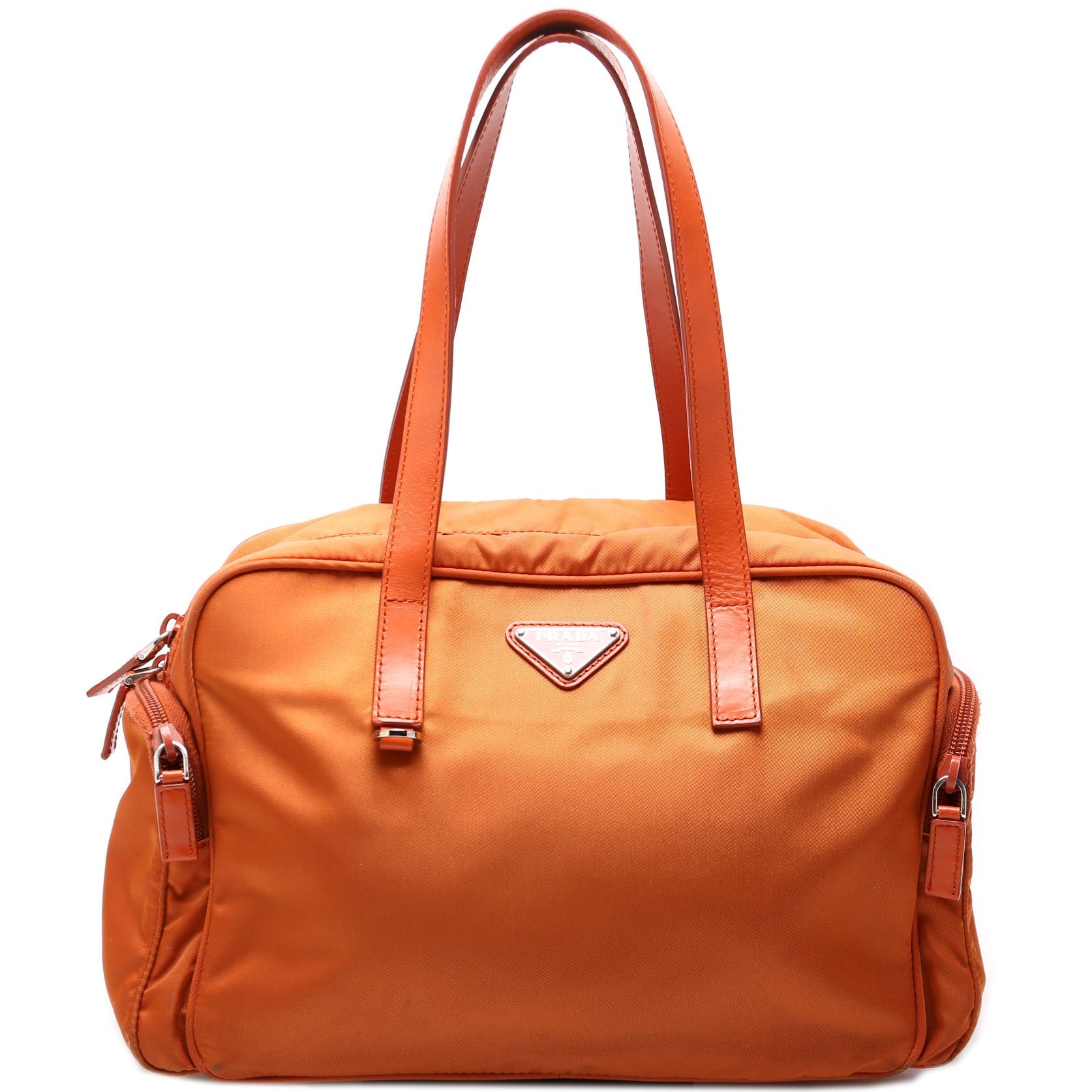 Prada Vela Sport Side Zipper Bag Nylon Travel Bag