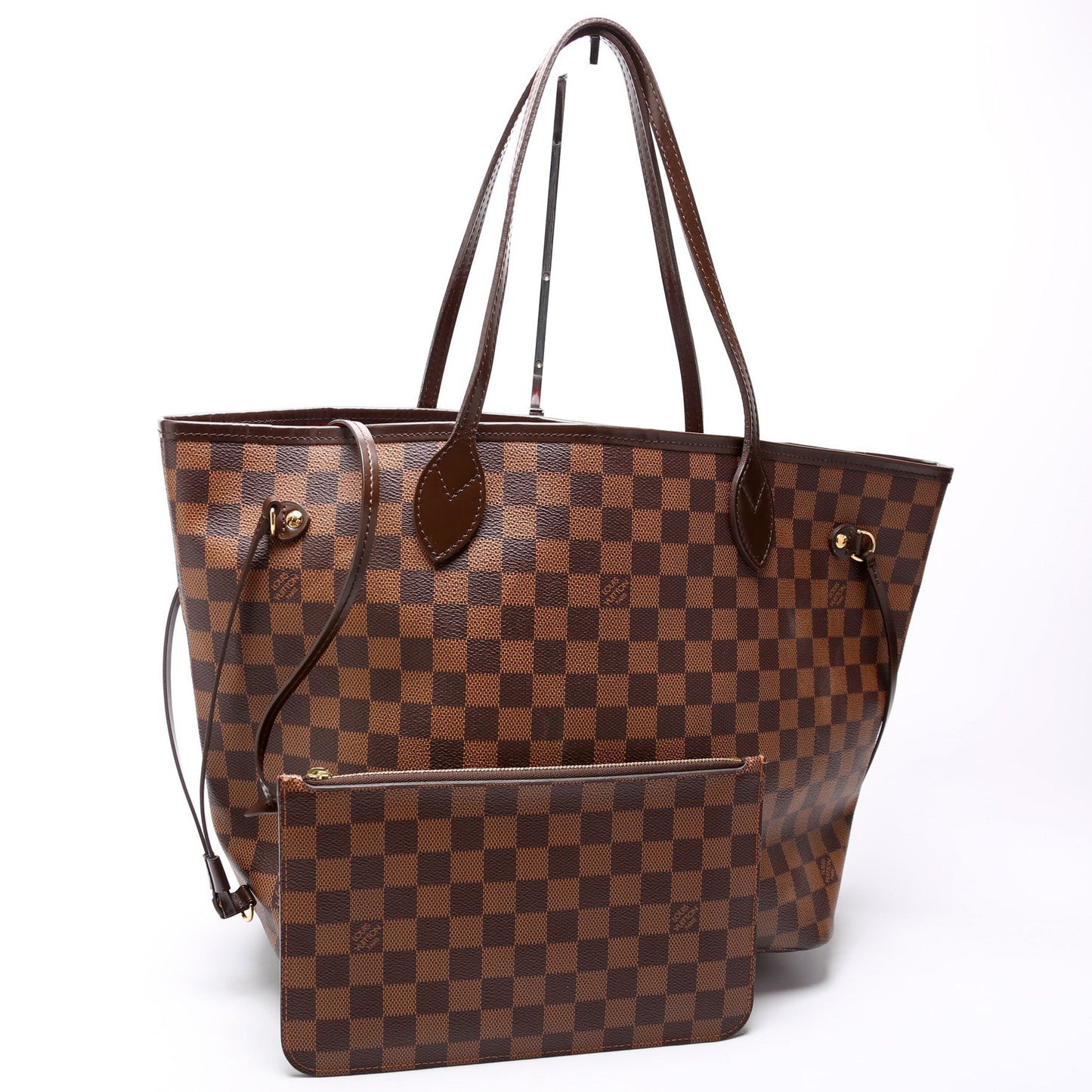 Louis Vuitton Neverfull MM w Ebene Damier Wallet Case Ebene 17