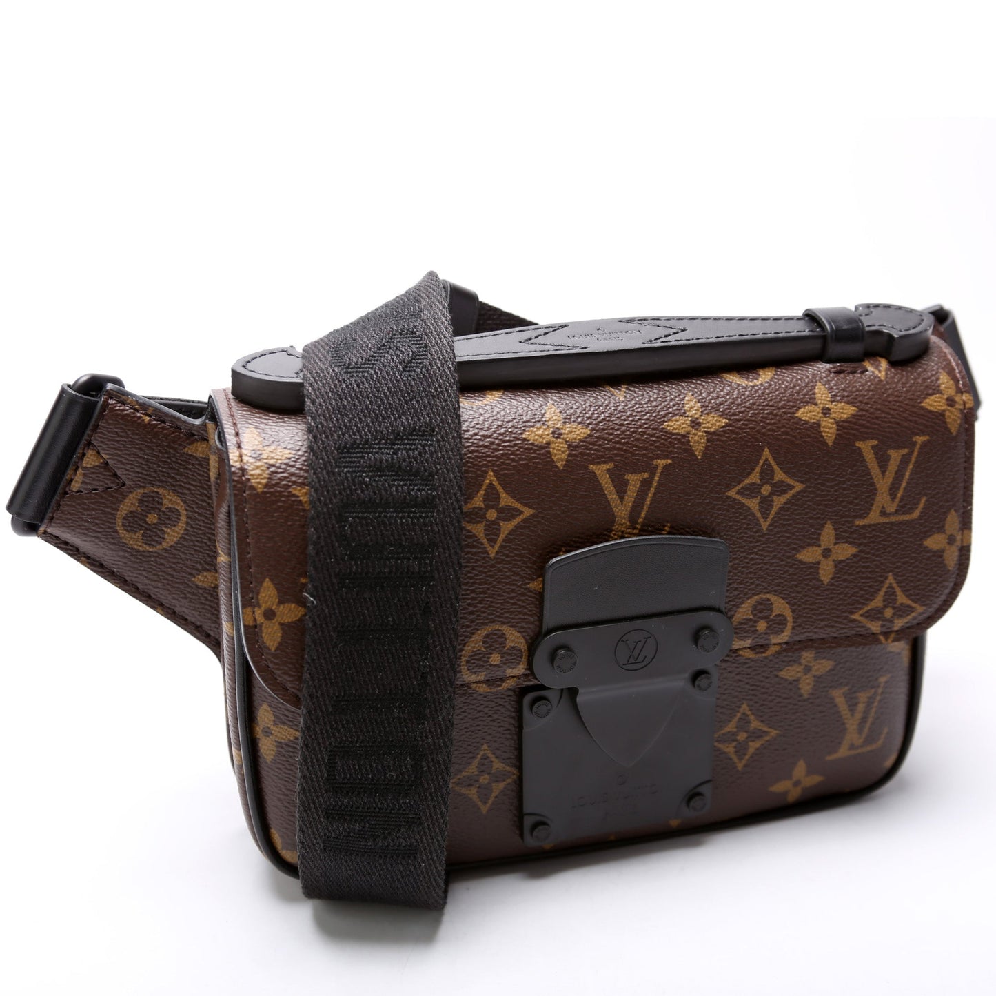 Louis Vuitton S Sling Macassar Monogram Lock Crossbody Bag