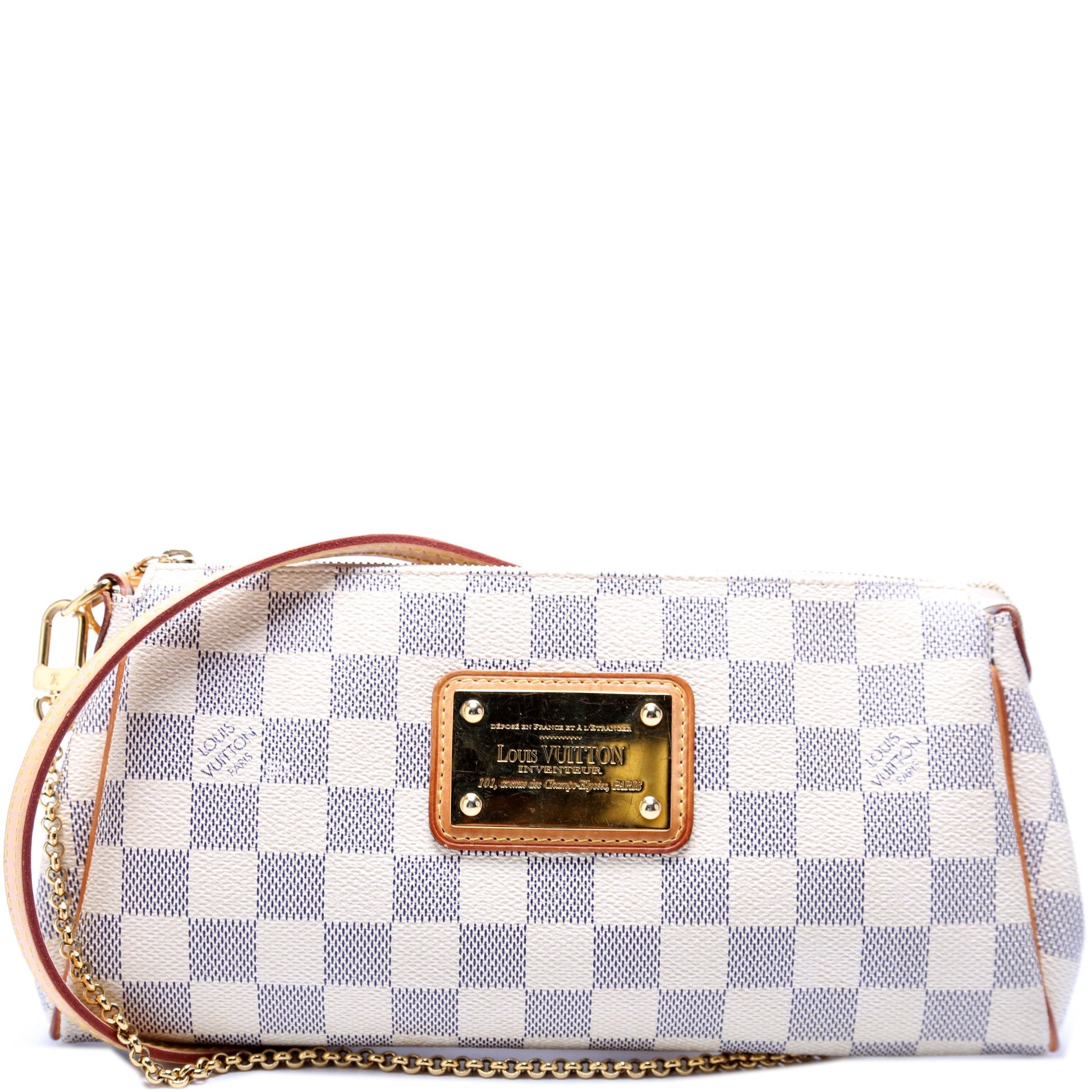 Louis Vuitton Eva Azur Damier Clutch Bag Azur 6