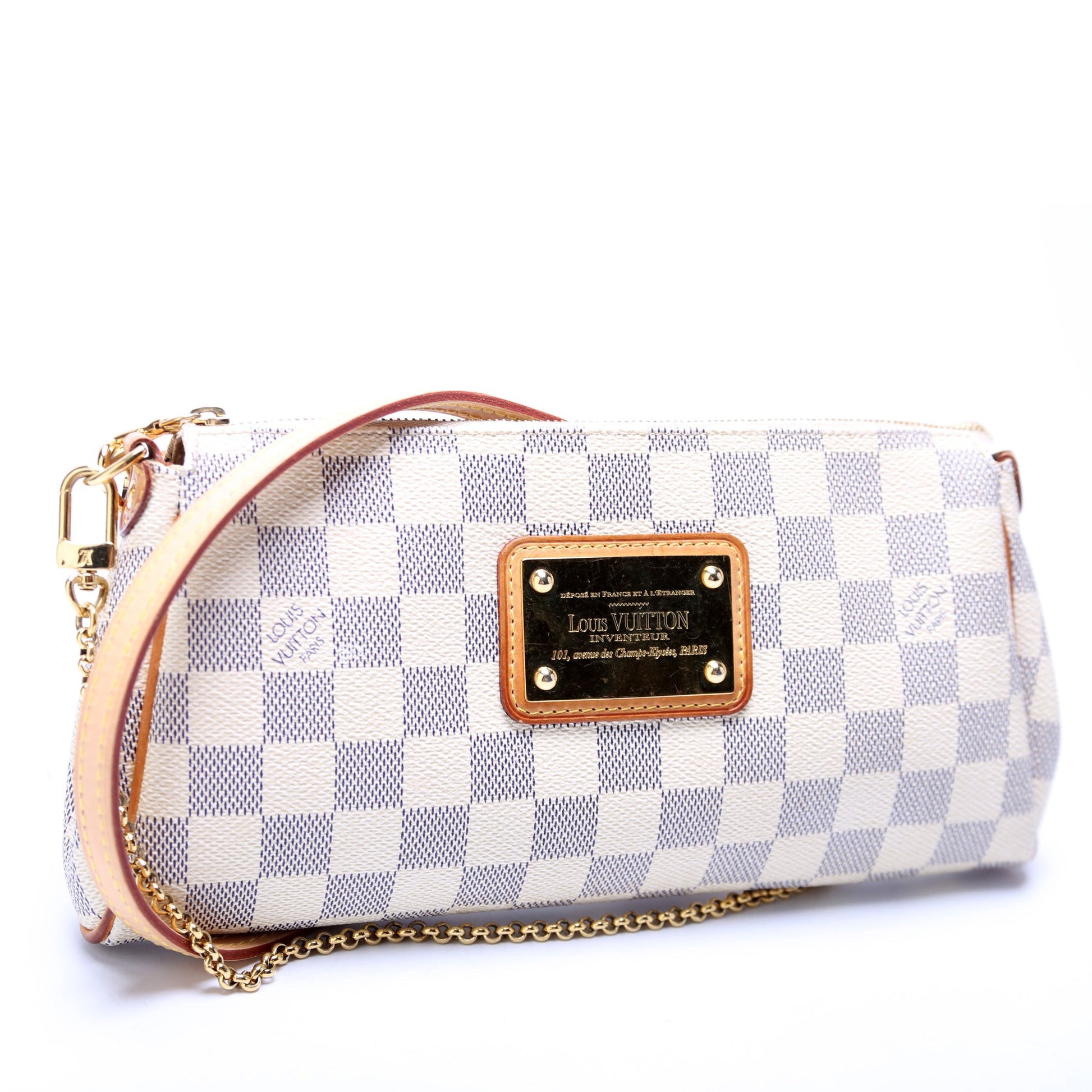 Louis Vuitton Eva Azur Damier Clutch Bag Azur 6