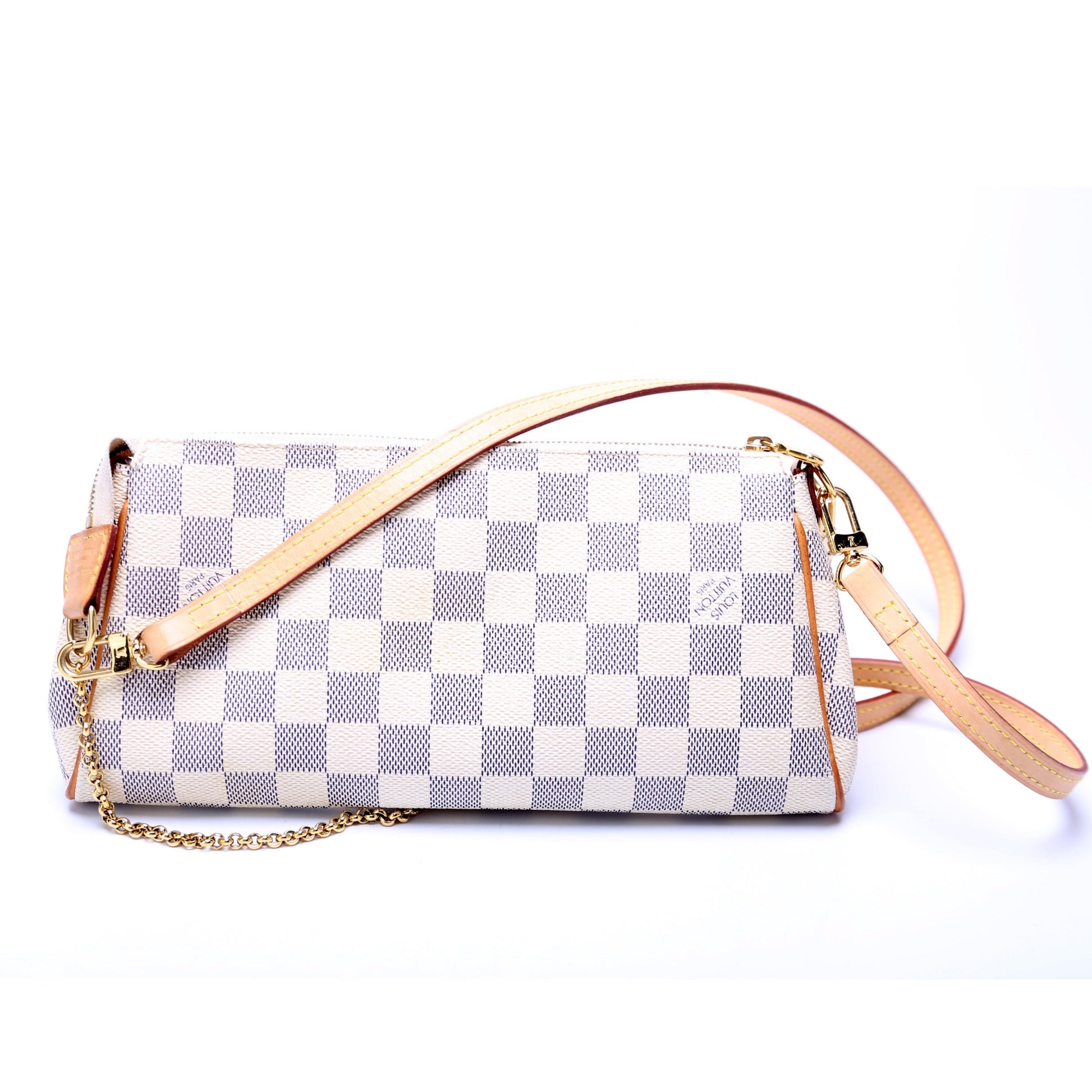 Louis Vuitton Eva Azur Damier Clutch Bag Azur 6