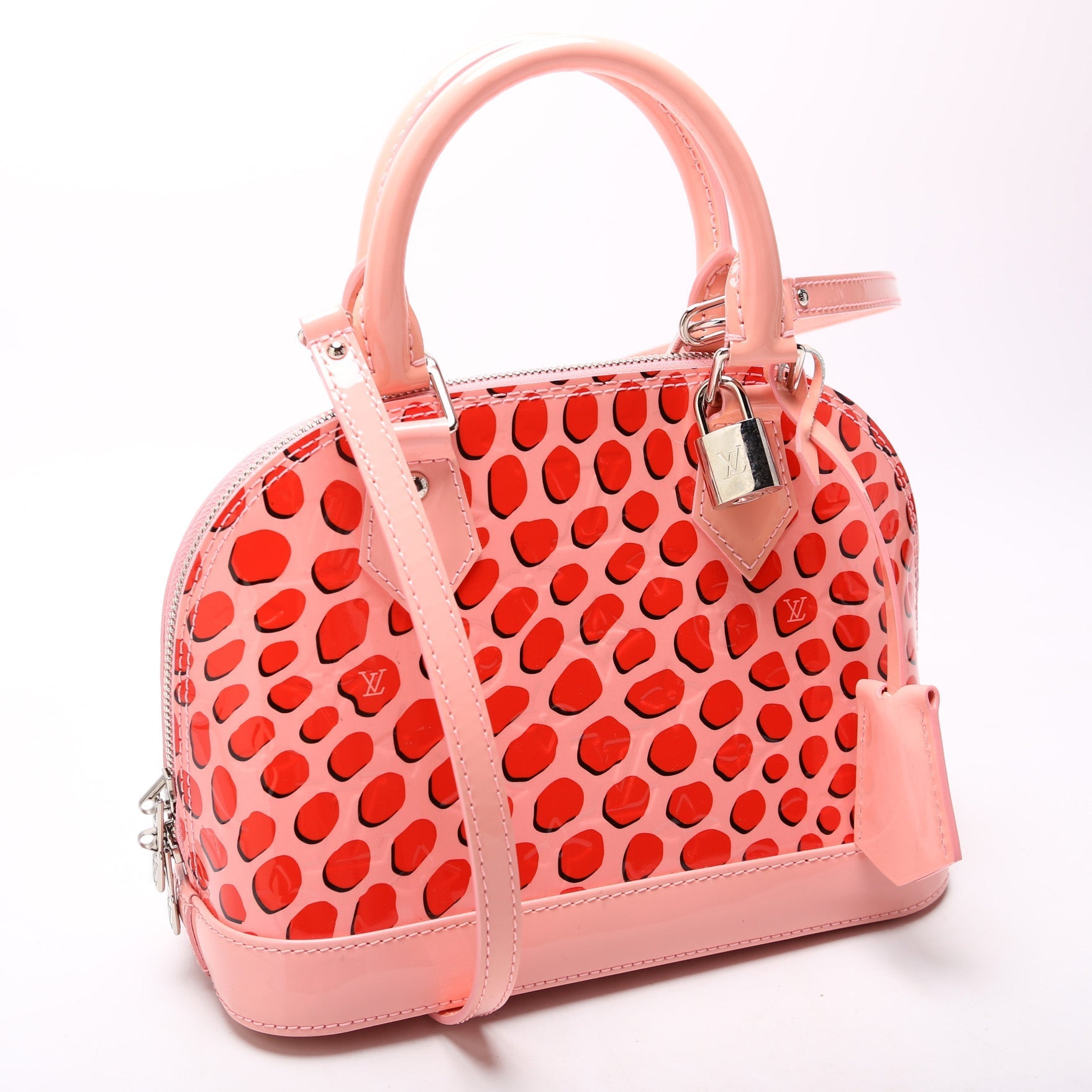 Louis Vuitton Alma BB Jungle Dots Vernis Handbag