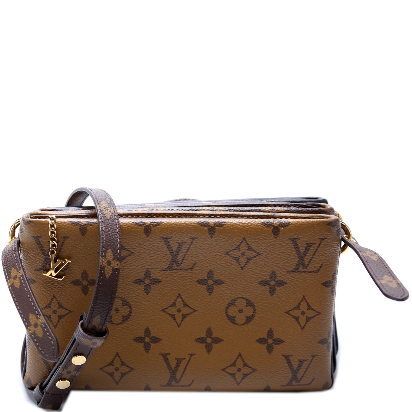Louis Vuitton 3 Reverse Monogram Leather Handbag