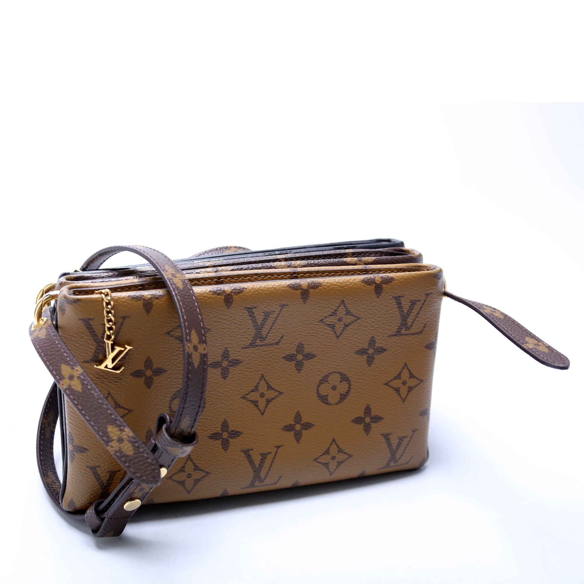 Louis Vuitton 3 Reverse Monogram Leather Handbag