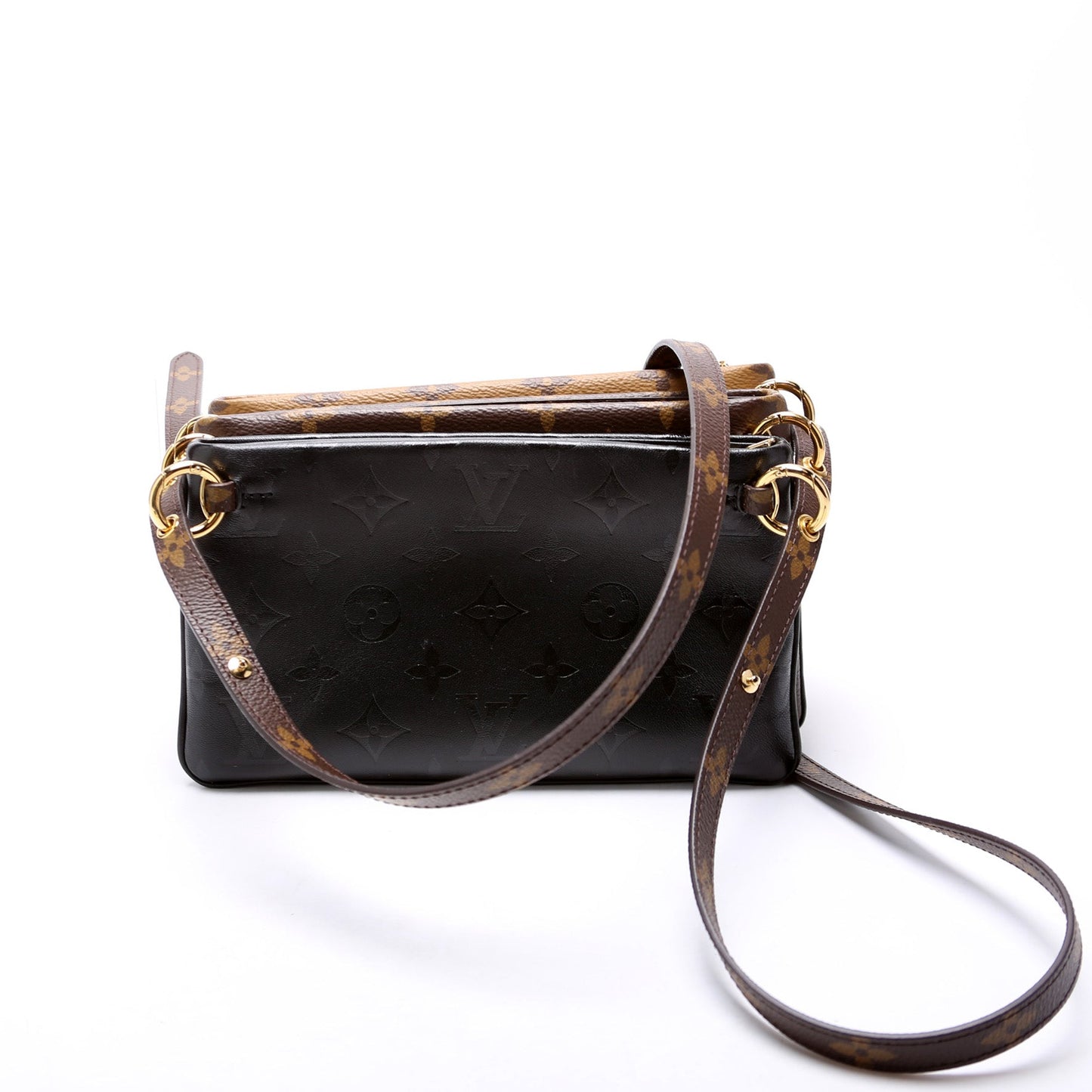 Louis Vuitton 3 Reverse Monogram Leather Handbag