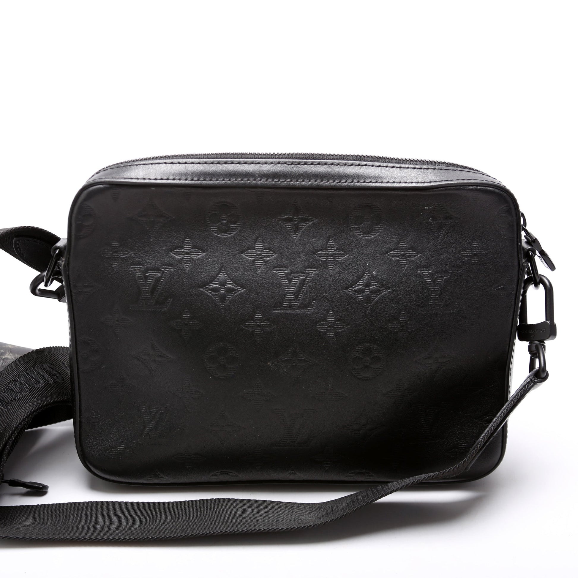 Louis Vuitton Duo Messenger Shadow Monogram Leather Crossbody Bag Leather 2