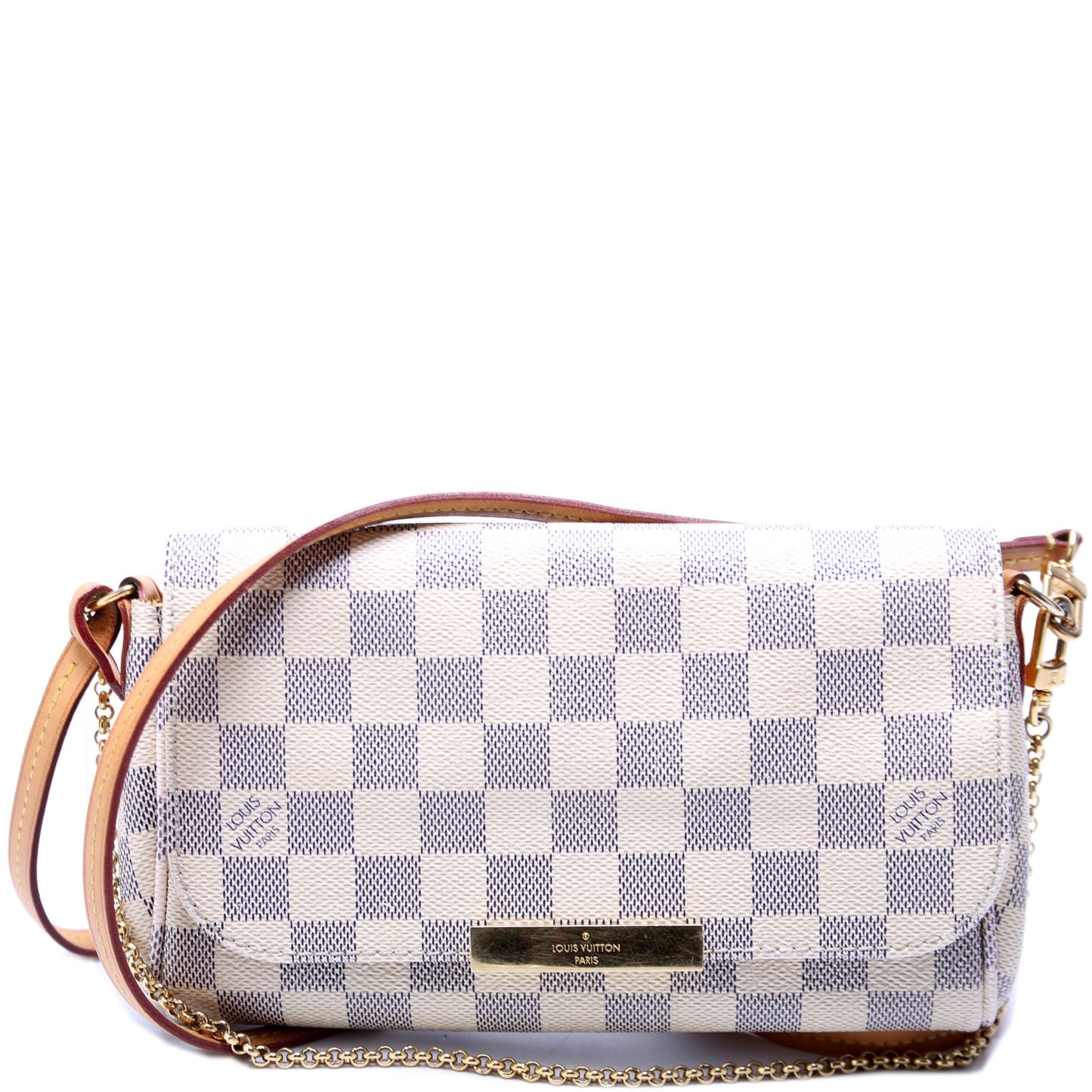 Louis Vuitton Favorite PM Azur Damier Handbag Azur 5