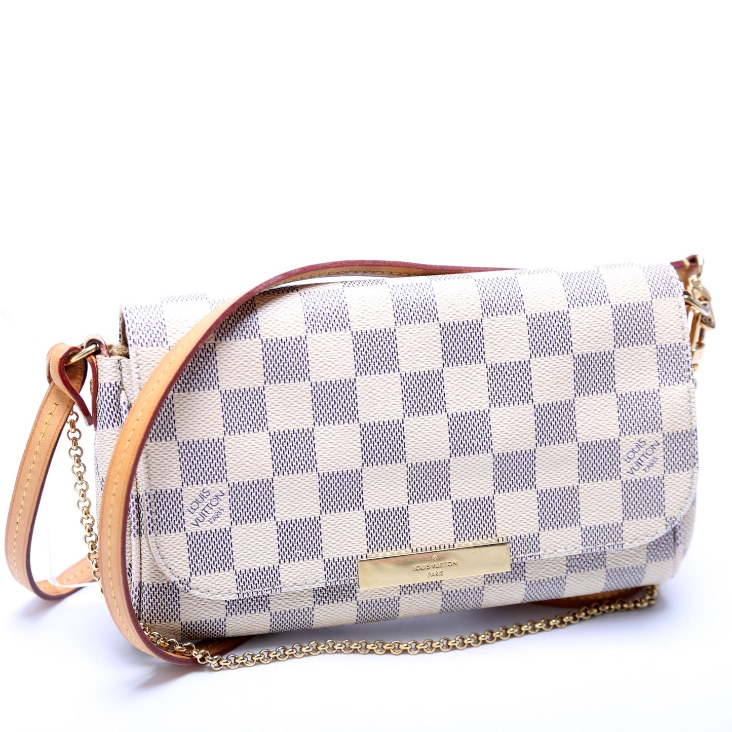 Louis Vuitton Favorite PM Azur Damier Handbag Azur 5
